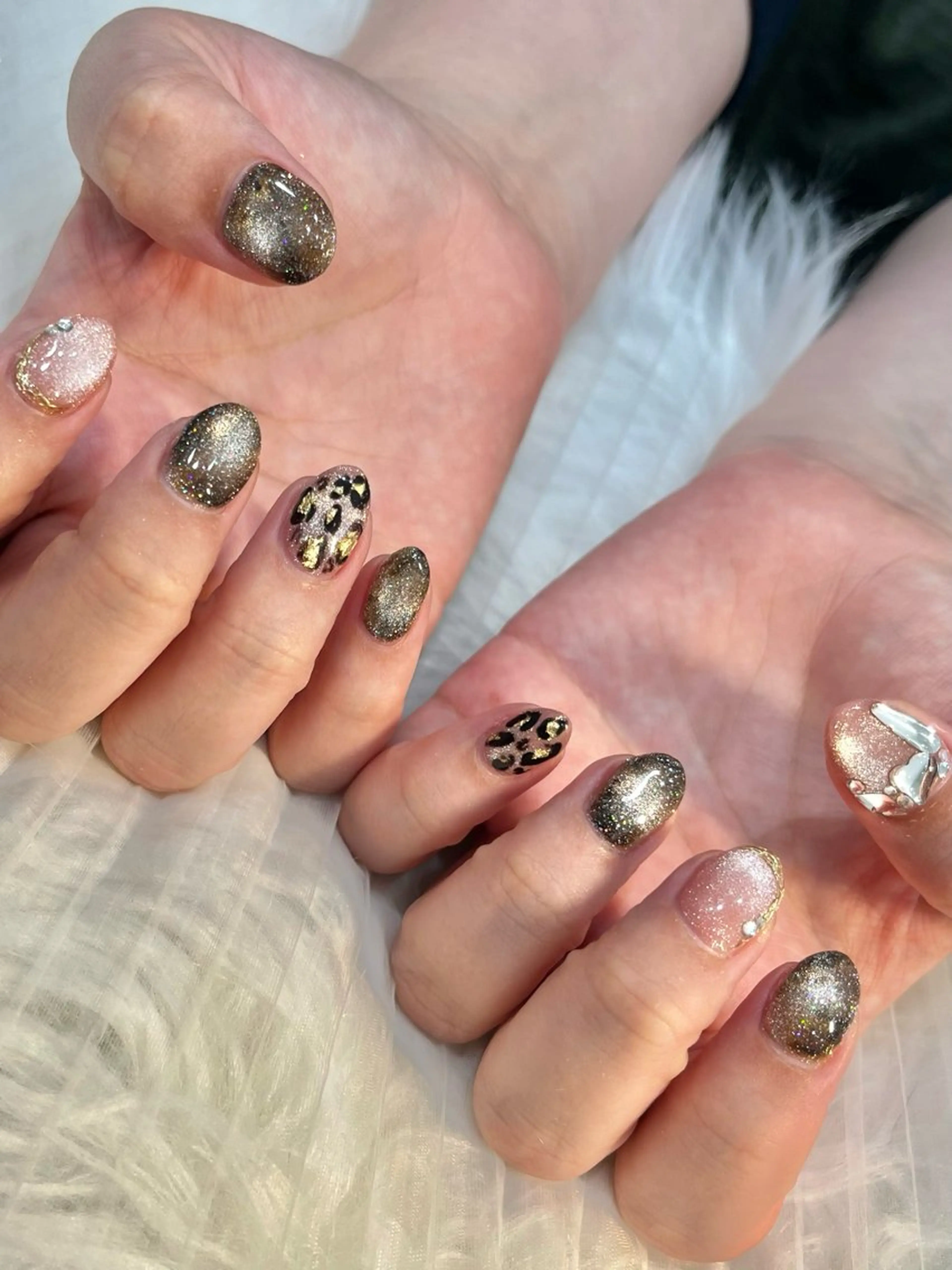 ネイル アートネイル マグネットネイル ハンドネイル snail HARUのネイルデザイン