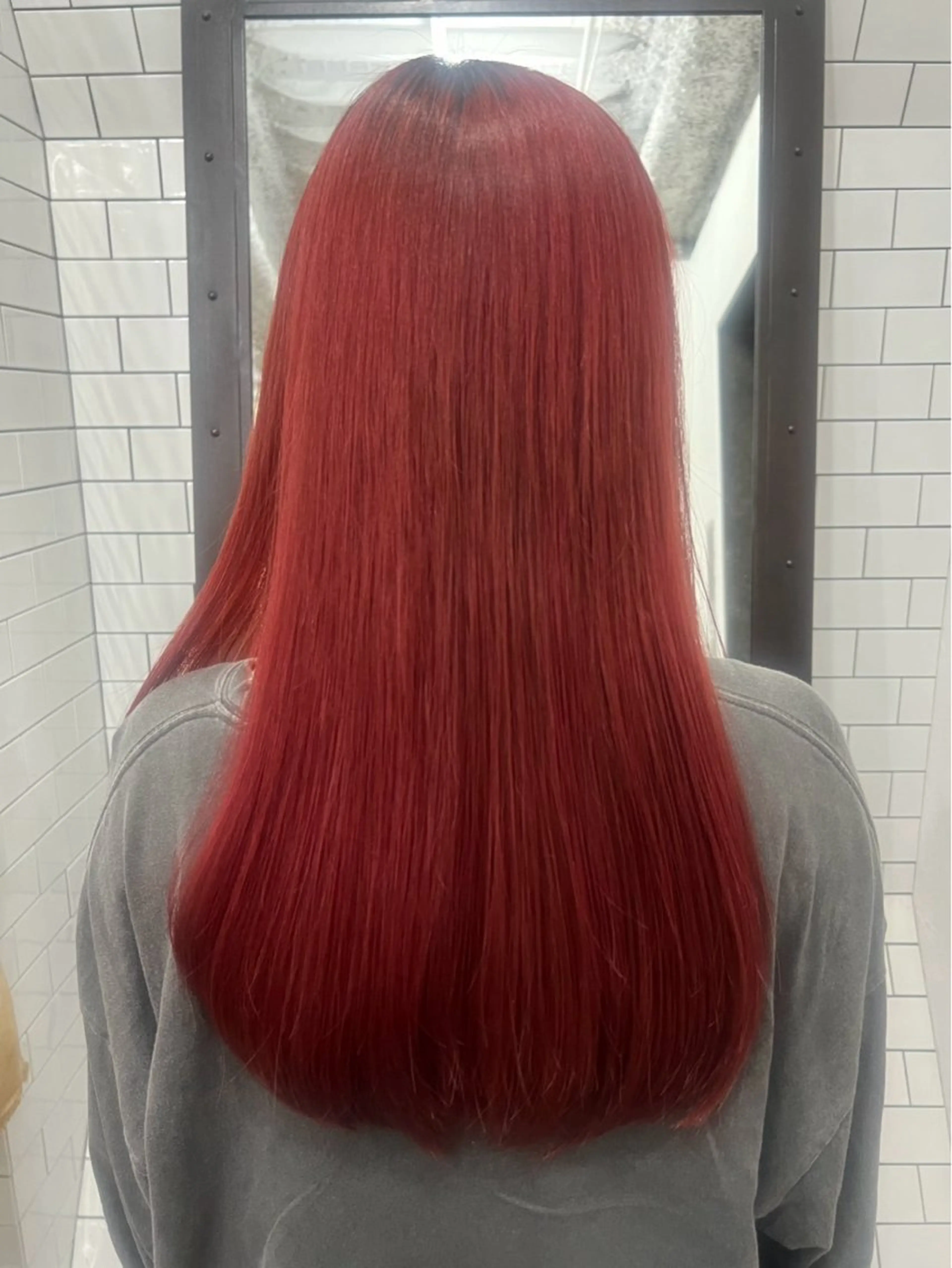 ロング カラー カット 縮毛矯正 妙見 知洋のヘアスタイル