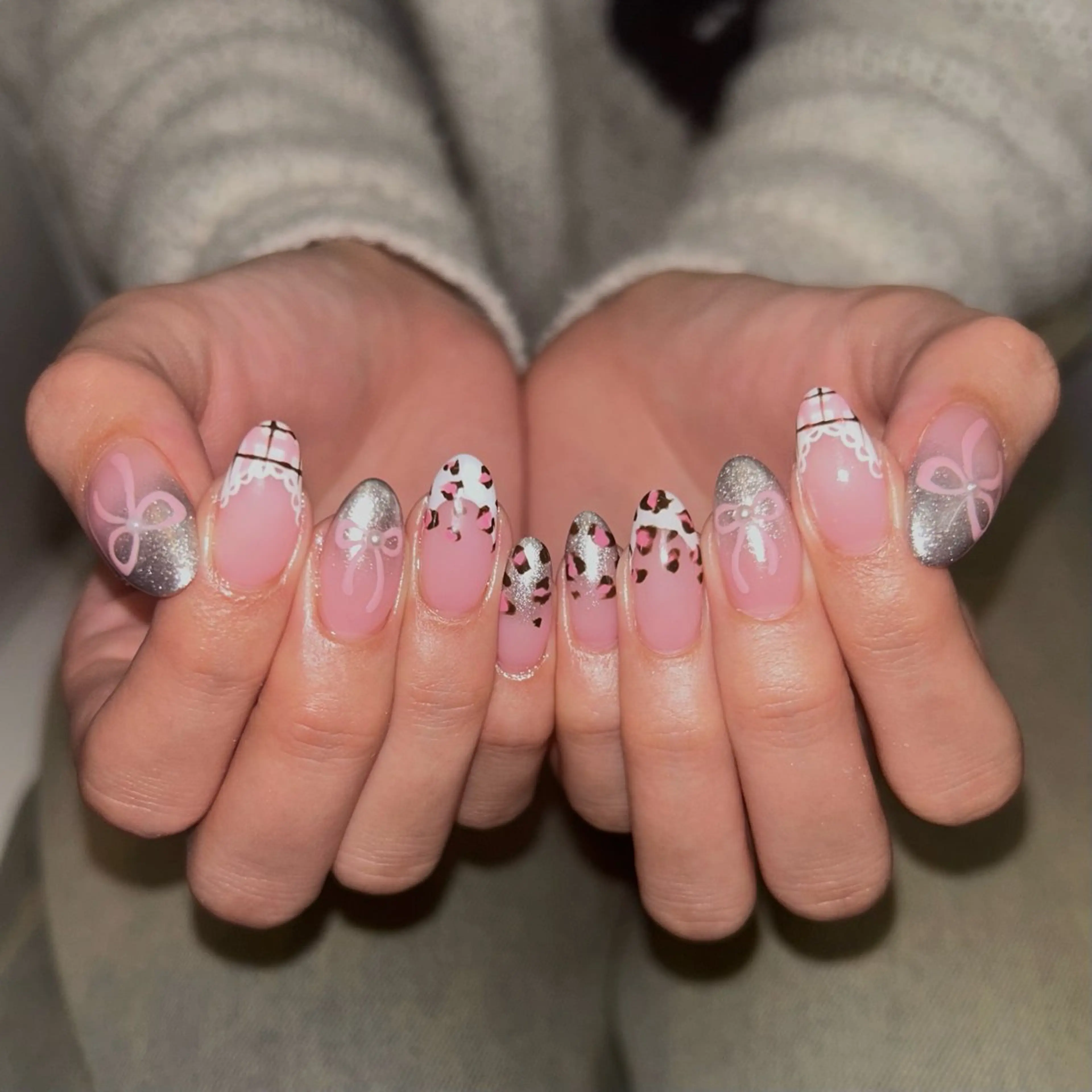 ネイル ガーリー ハンドネイル Balena nail所属・新宿🐋Balena nail/JURIのネイルデザイン