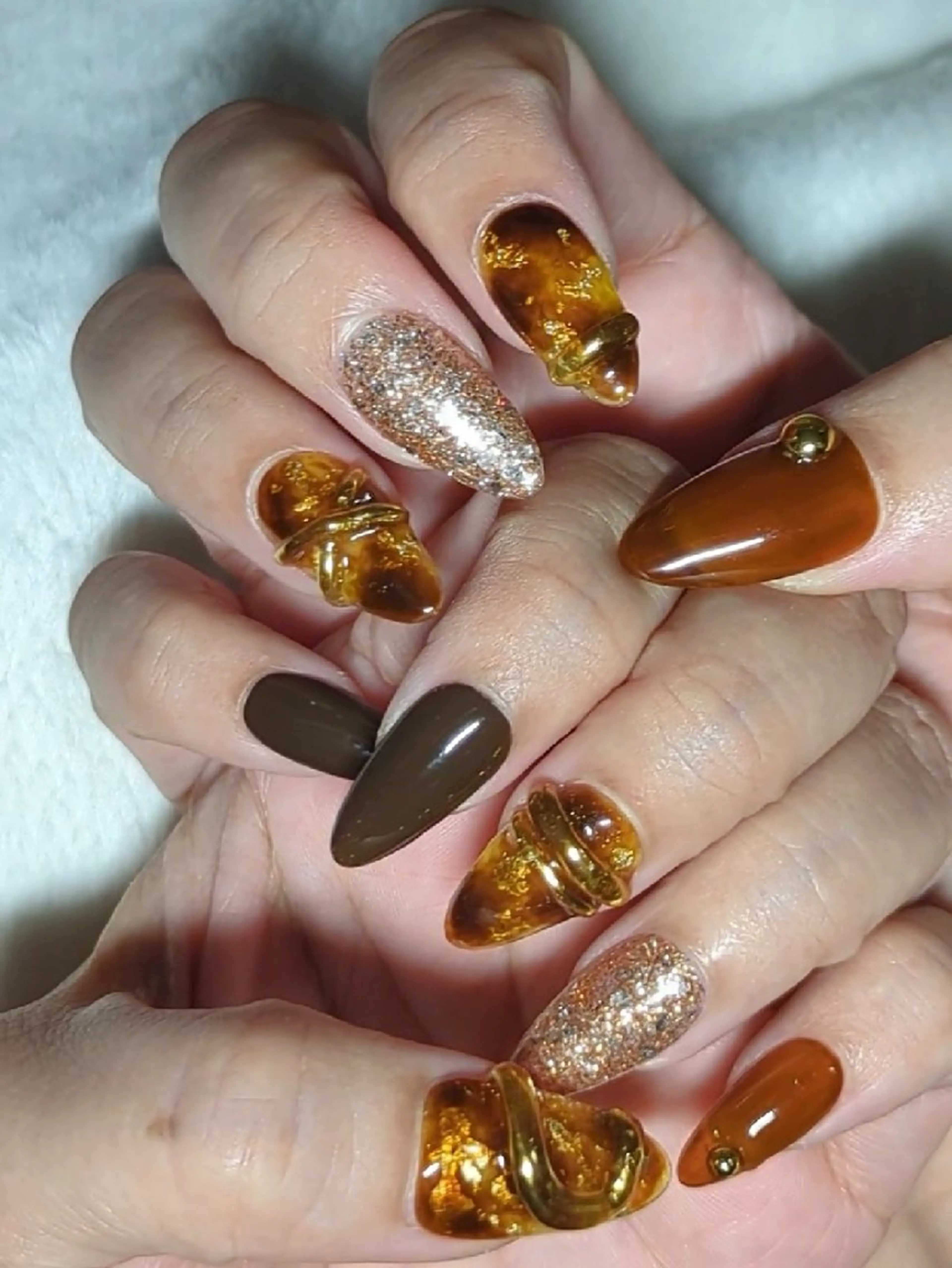 ネイル 長さ出し ハンドネイル KANON所属・☆ KANON☆のネイルデザイン