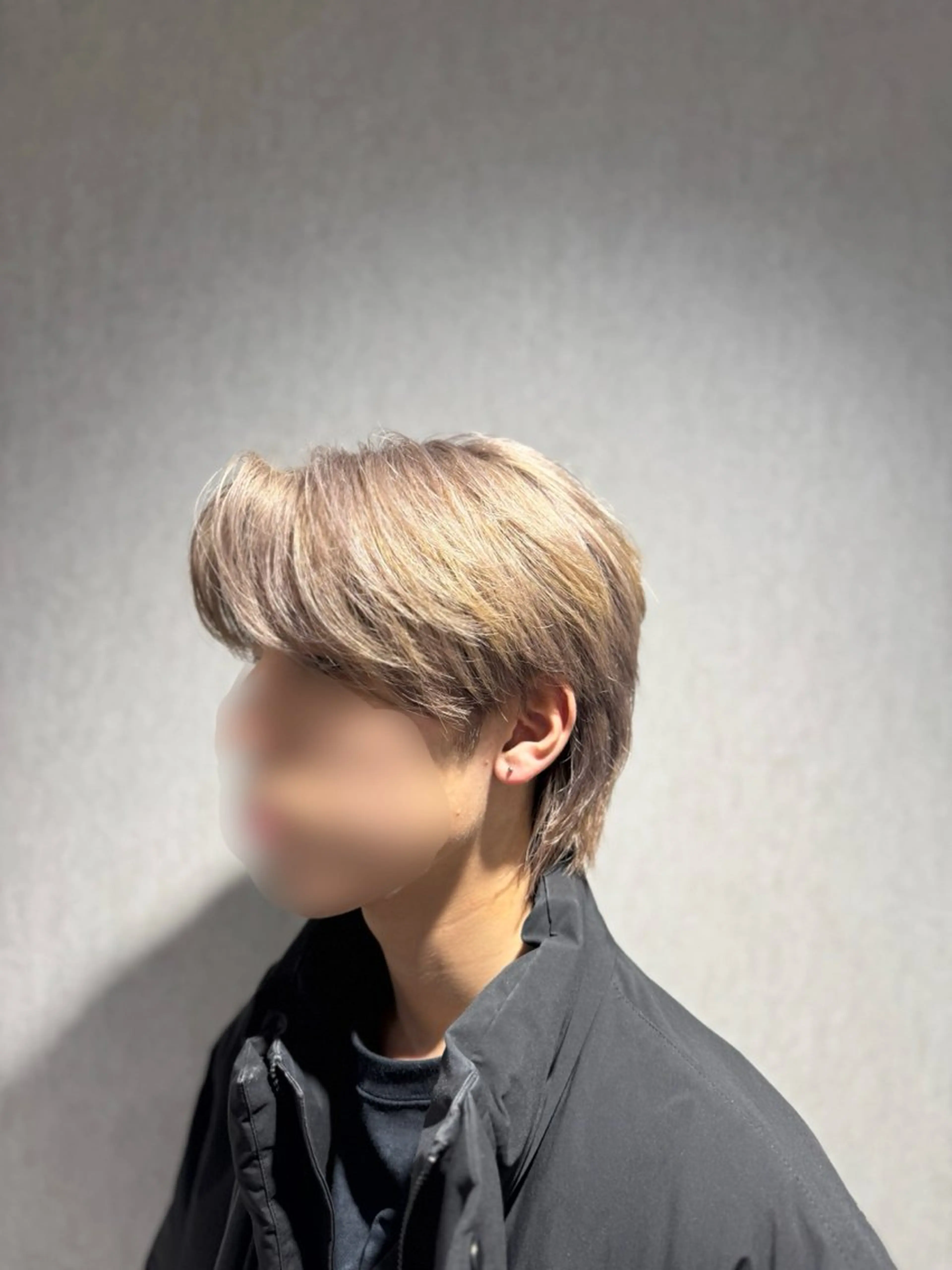 カラー メンズ メンズハイトーン ハイトーンカラー カット ヘアカラー 曲がる縮毛/カルマパ ーマ/池袋/横村大全のヘアスタイル