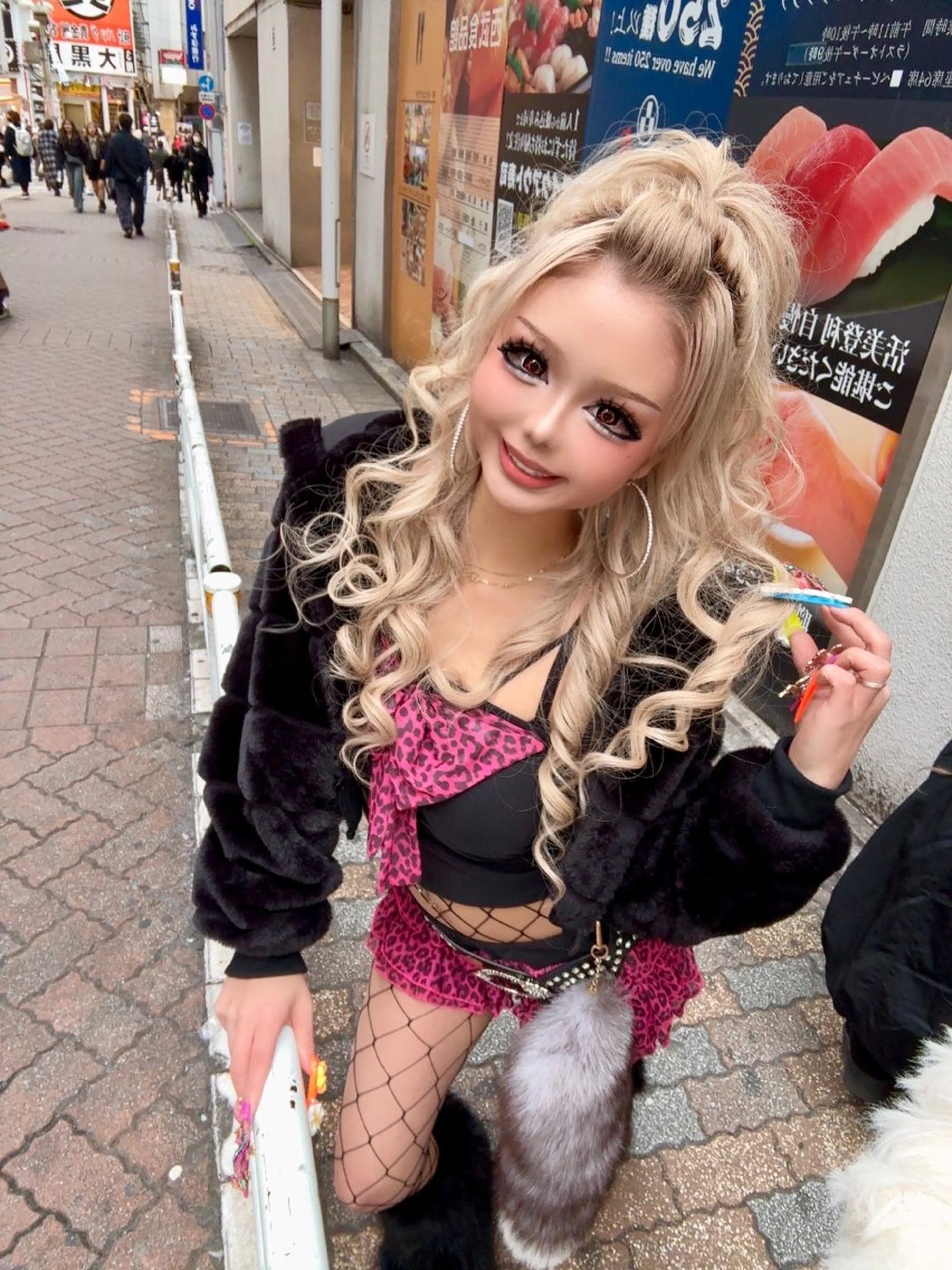 ロング カラー エクステ エクステ M.O.D shibuya店所属・シールエクステ /まる🐺/渋谷のヘアスタイル