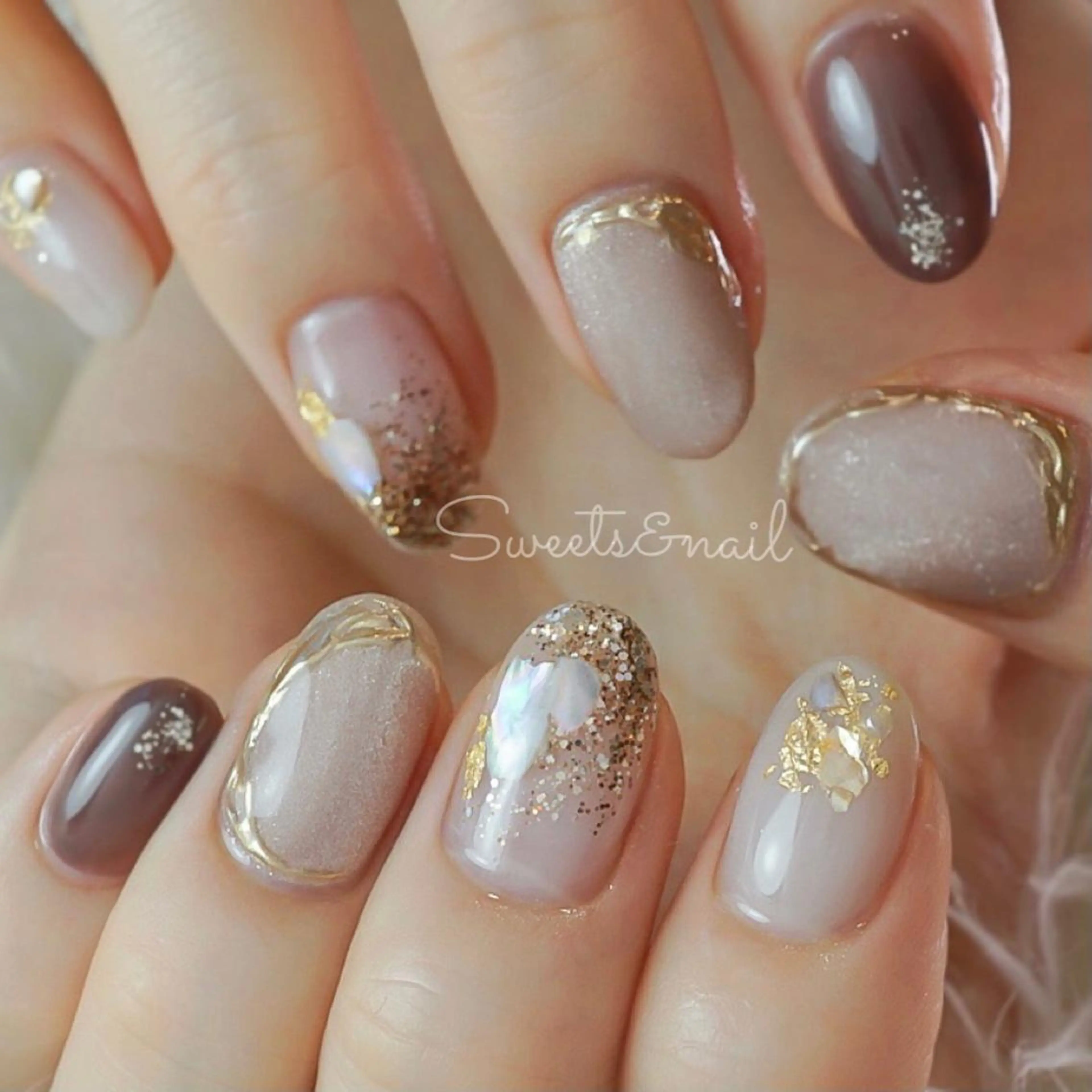 ネイル ニュアンスネイル Sweets＆ nail みなこのネイルデザイン