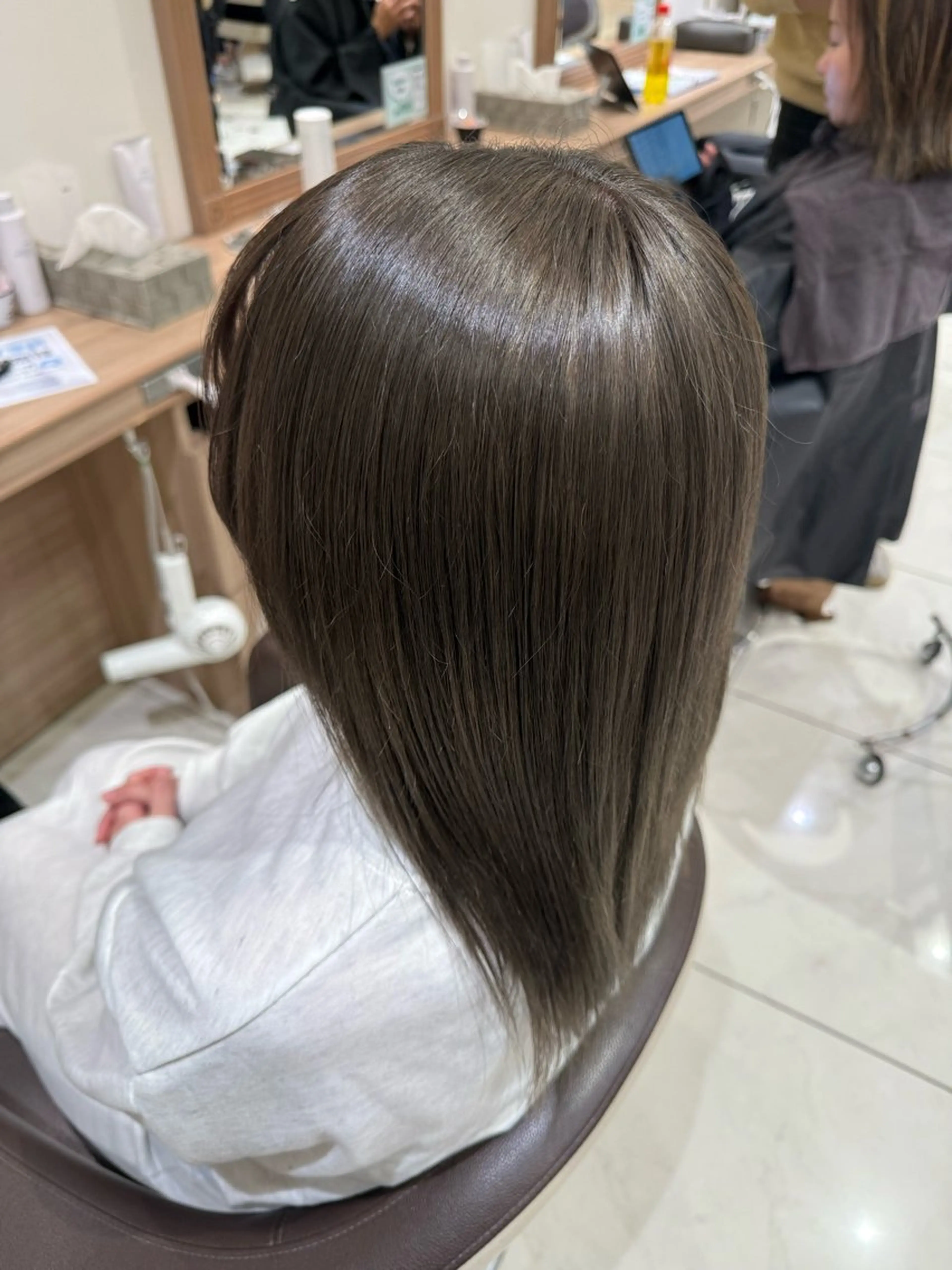 セミロング ヘアカラー 💎玉村 愛李💎 【ash 津田沼店】のヘアスタイル