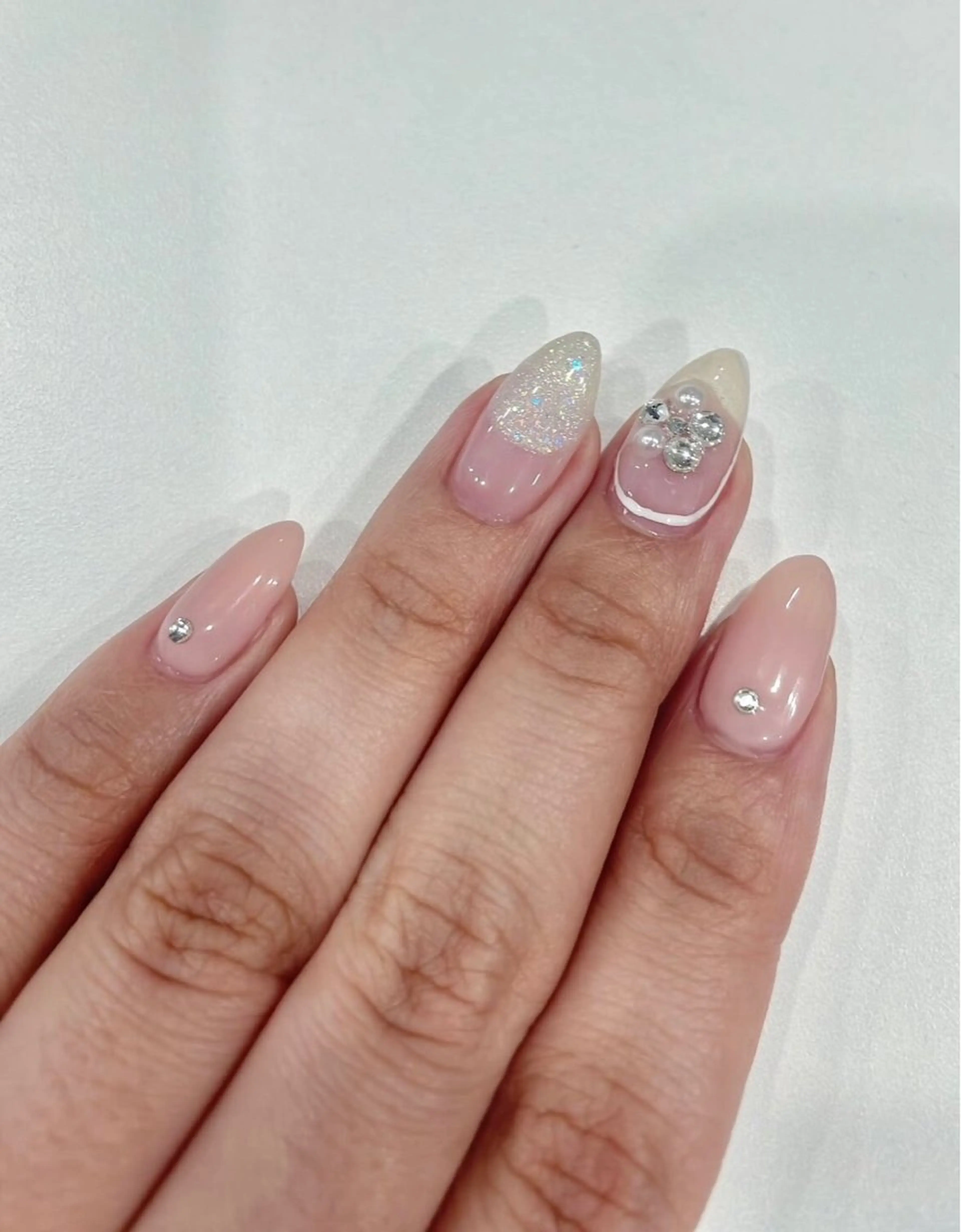 ハンドソフトジェルネイル/オフありの写真