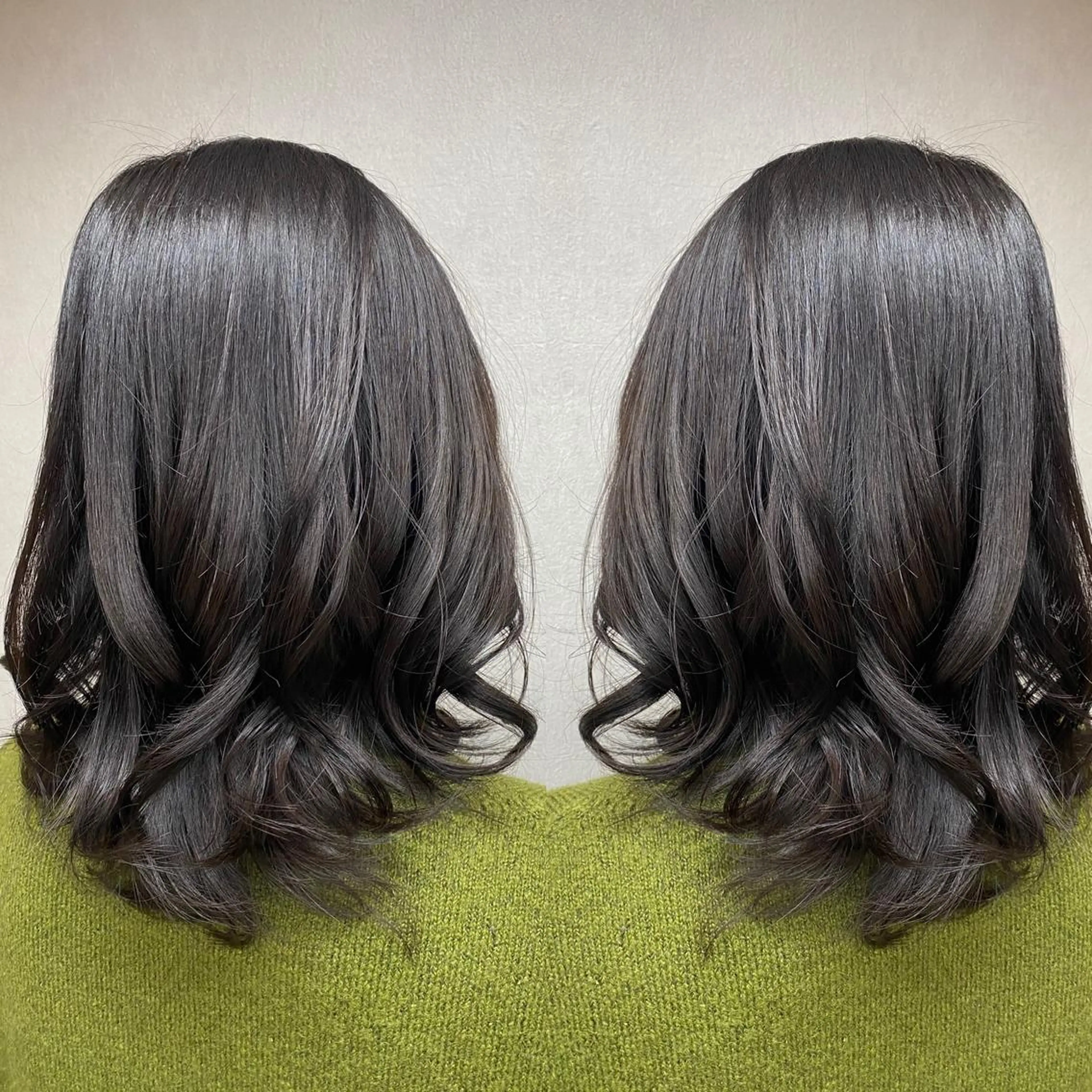 ミディアム カット トリートメント tocca 💜石田愛結💜のヘアスタイル