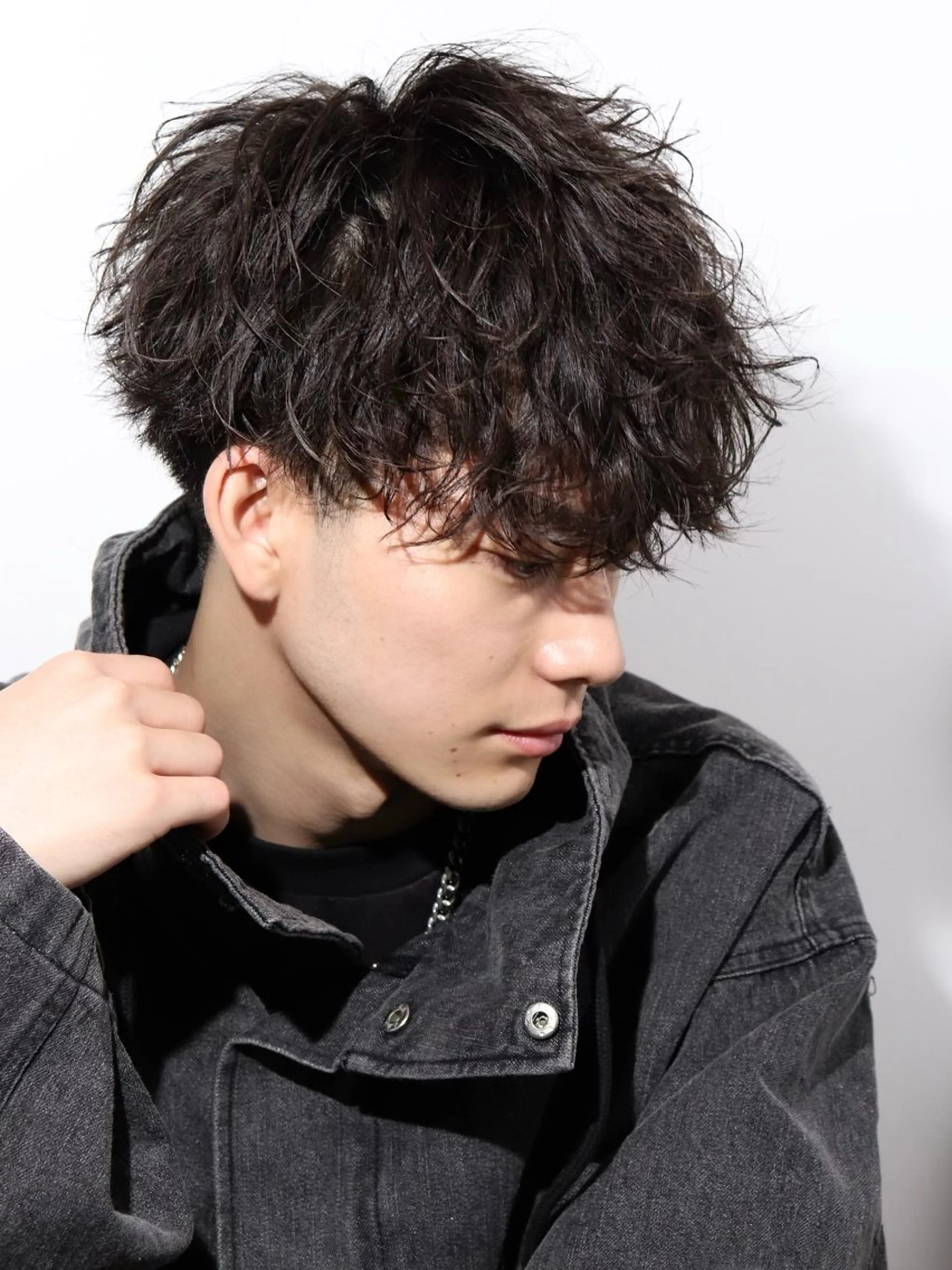 メンズ マッシュ メンズパーマ 【公式】LUCEY 川越のヘアスタイル