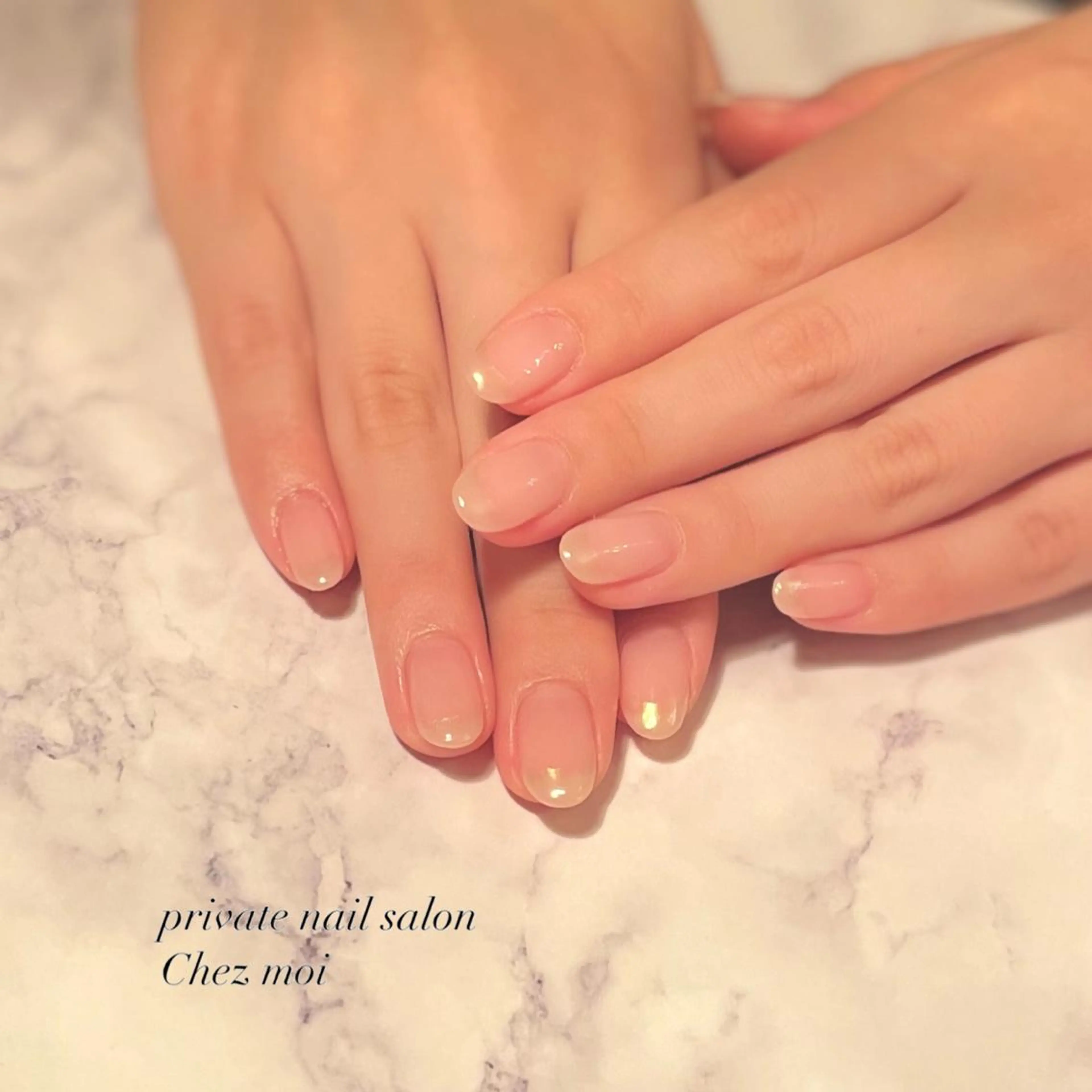 ネイル オーロラネイル フレンチネイル ミラーネイル KOMINE TOMOKOのネイルデザイン