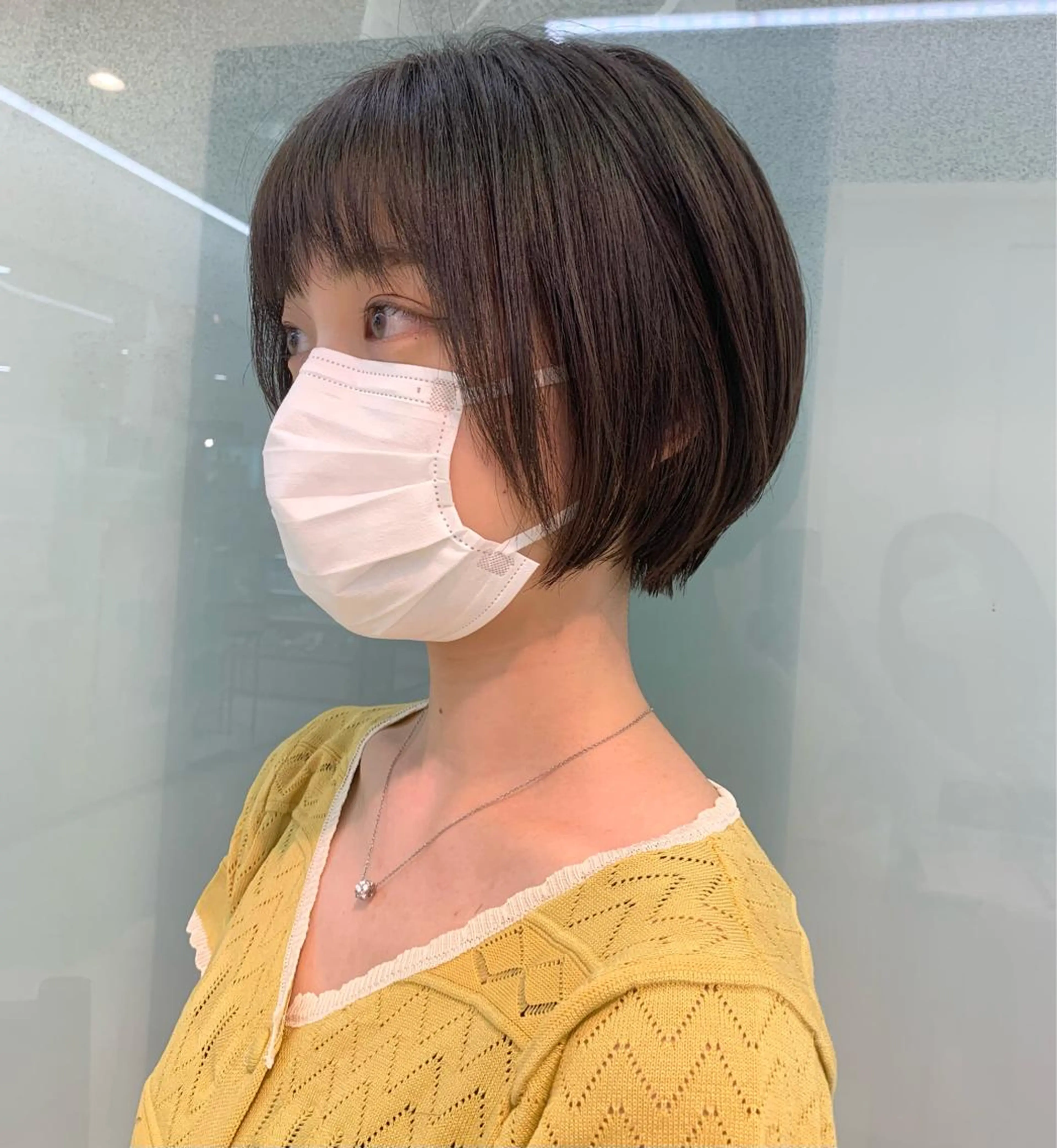 ショート カット ヘアカラー トリートメント 似合わせカラー/艶 髪質改善/ヨシザキのヘアスタイル