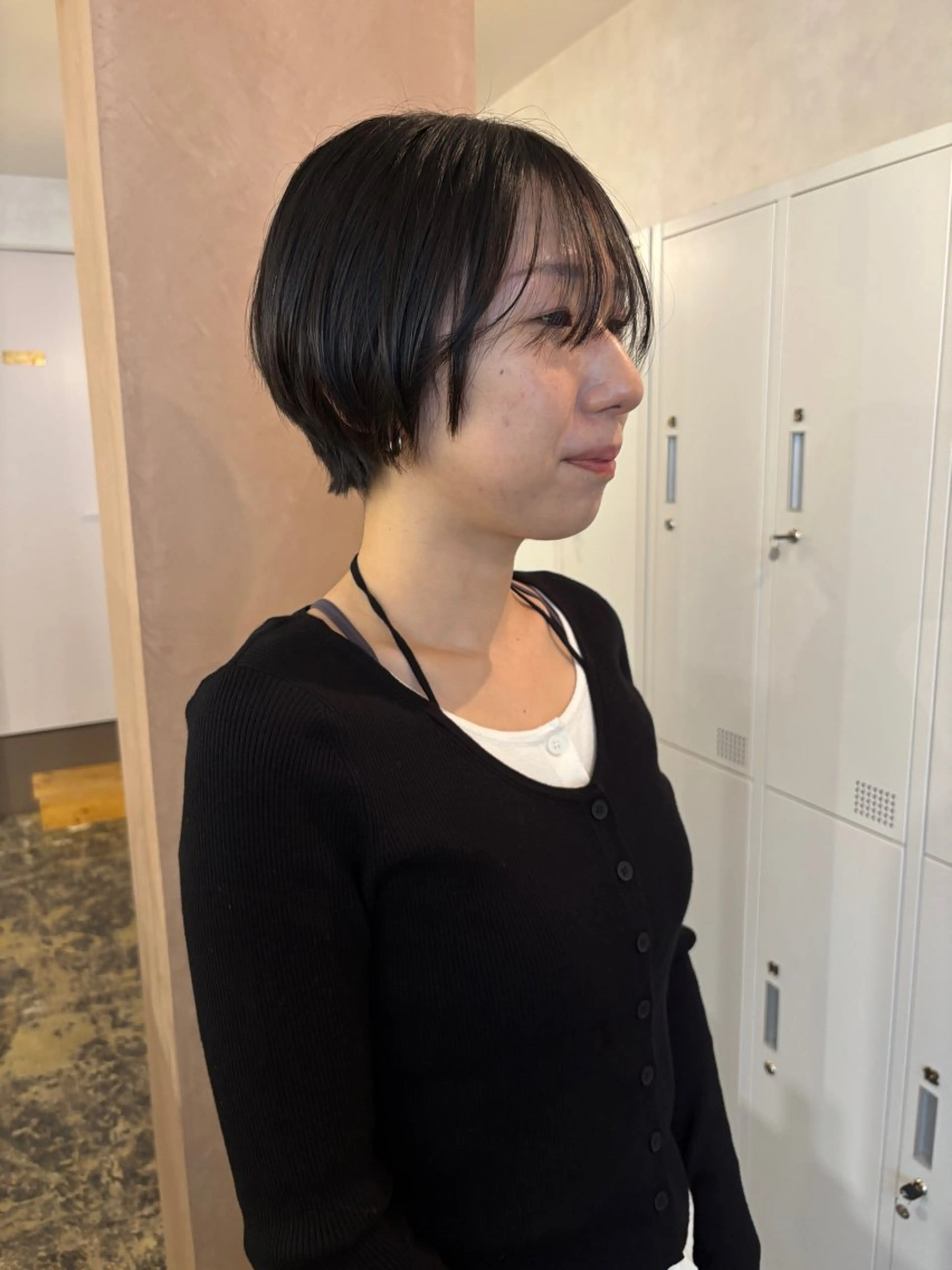 ショート カラー カット ヘアカラー トリートメント Chiho / 梅田 / ボブ/ パーマのヘアスタイル