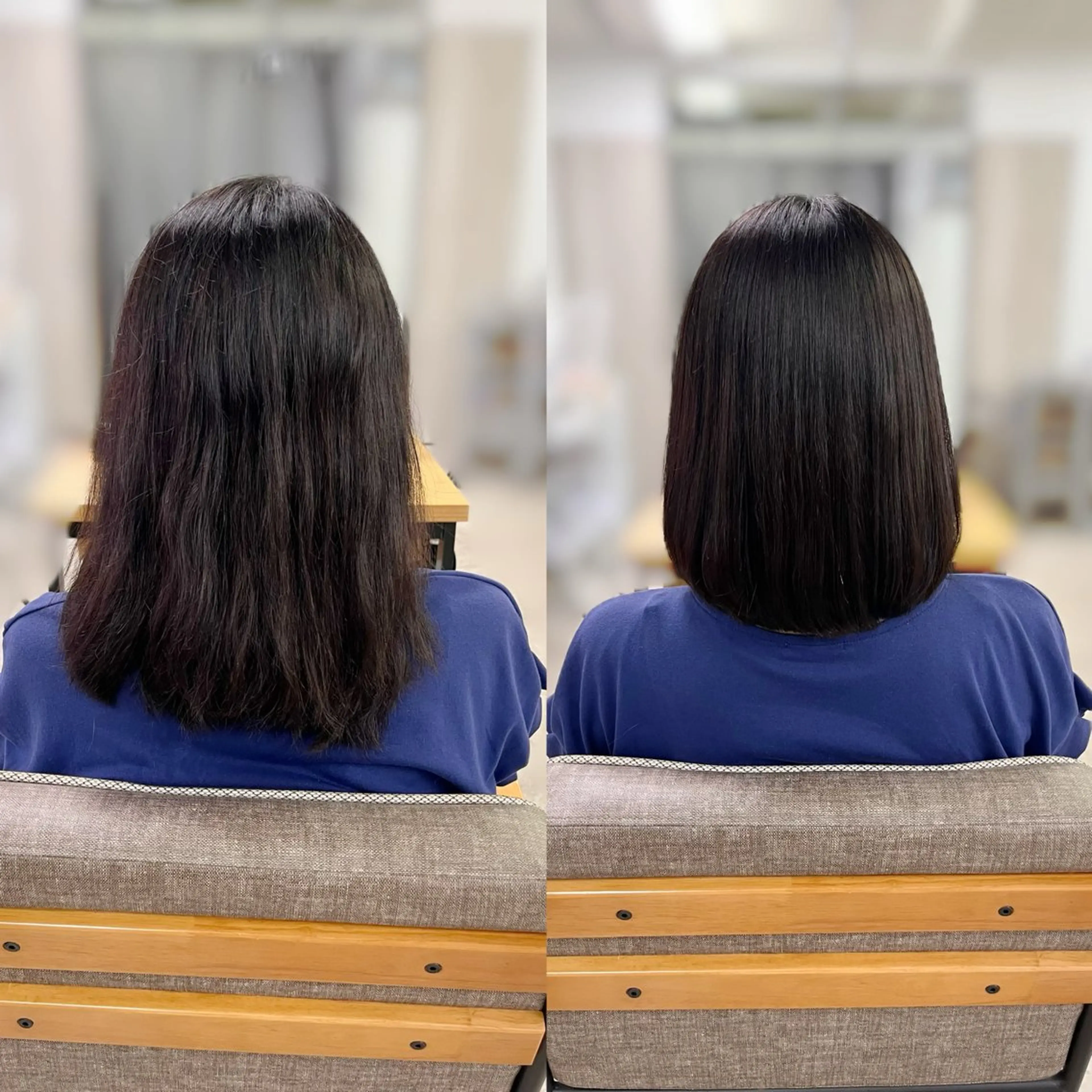 セミロング 縮毛矯正 🌟モデル募集中🌟 藤沢🦋HARU🦋のヘアスタイル