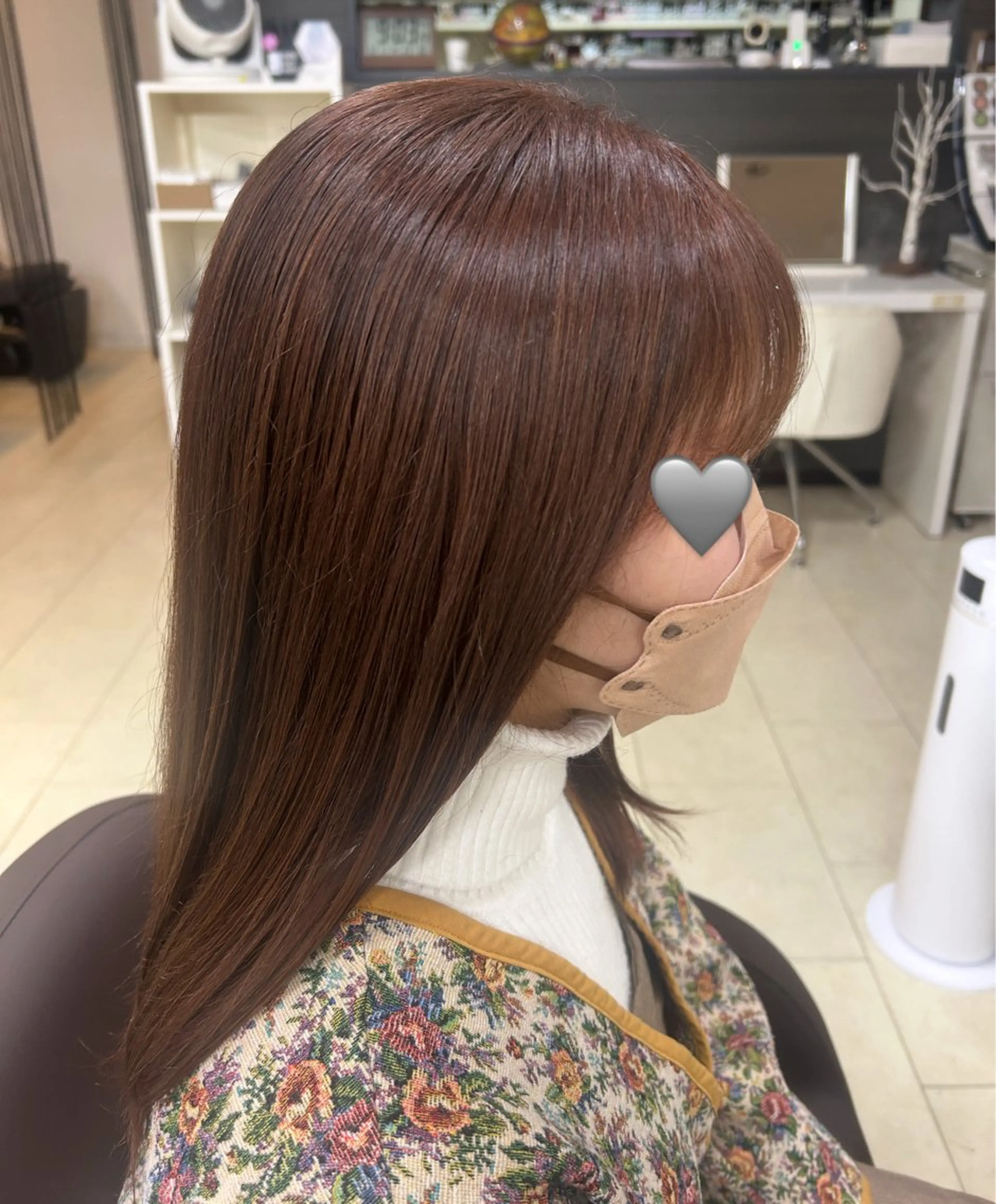 カラー ブラウンカラー ピンクカラー ヘアカラー cuarto hair所属・さ やかのヘアスタイル