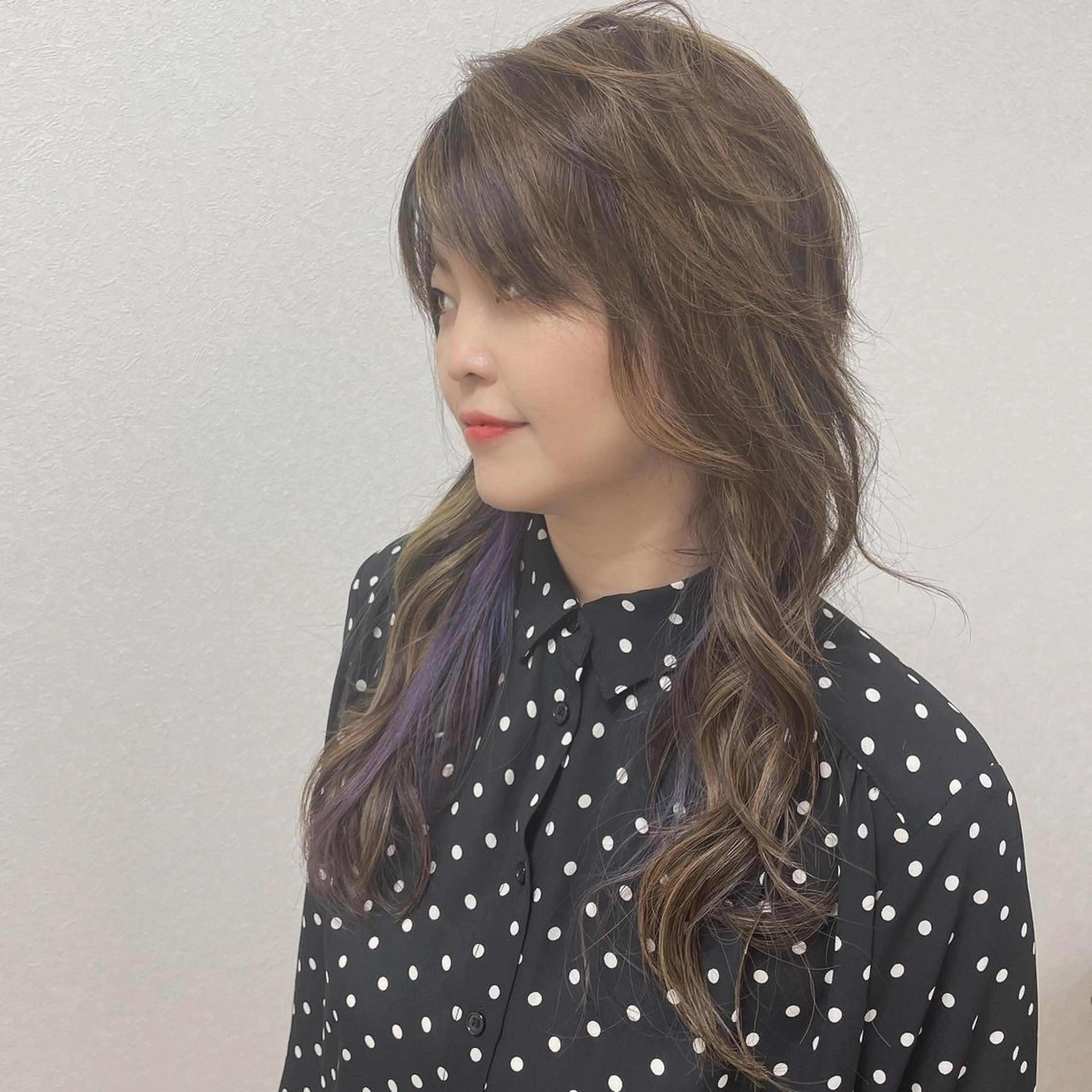 ロング カラー ヘアアレンジ like みやびのヘアスタイル