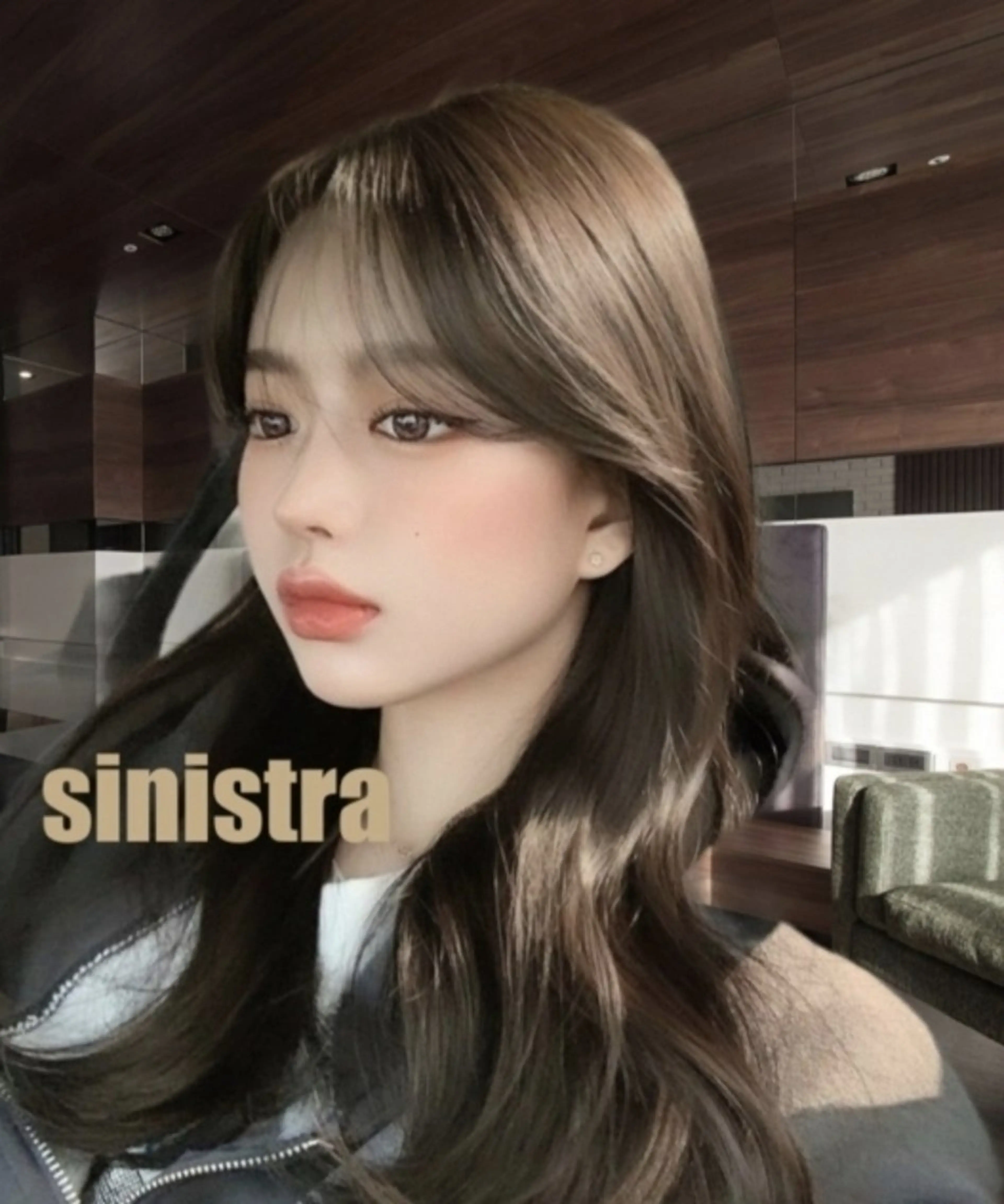 セミロング カット ヘアカラー トリートメント sinistra シニストラ　足利山下店所属・シニストラ足利 原宿表参道のカラーのヘアスタイル