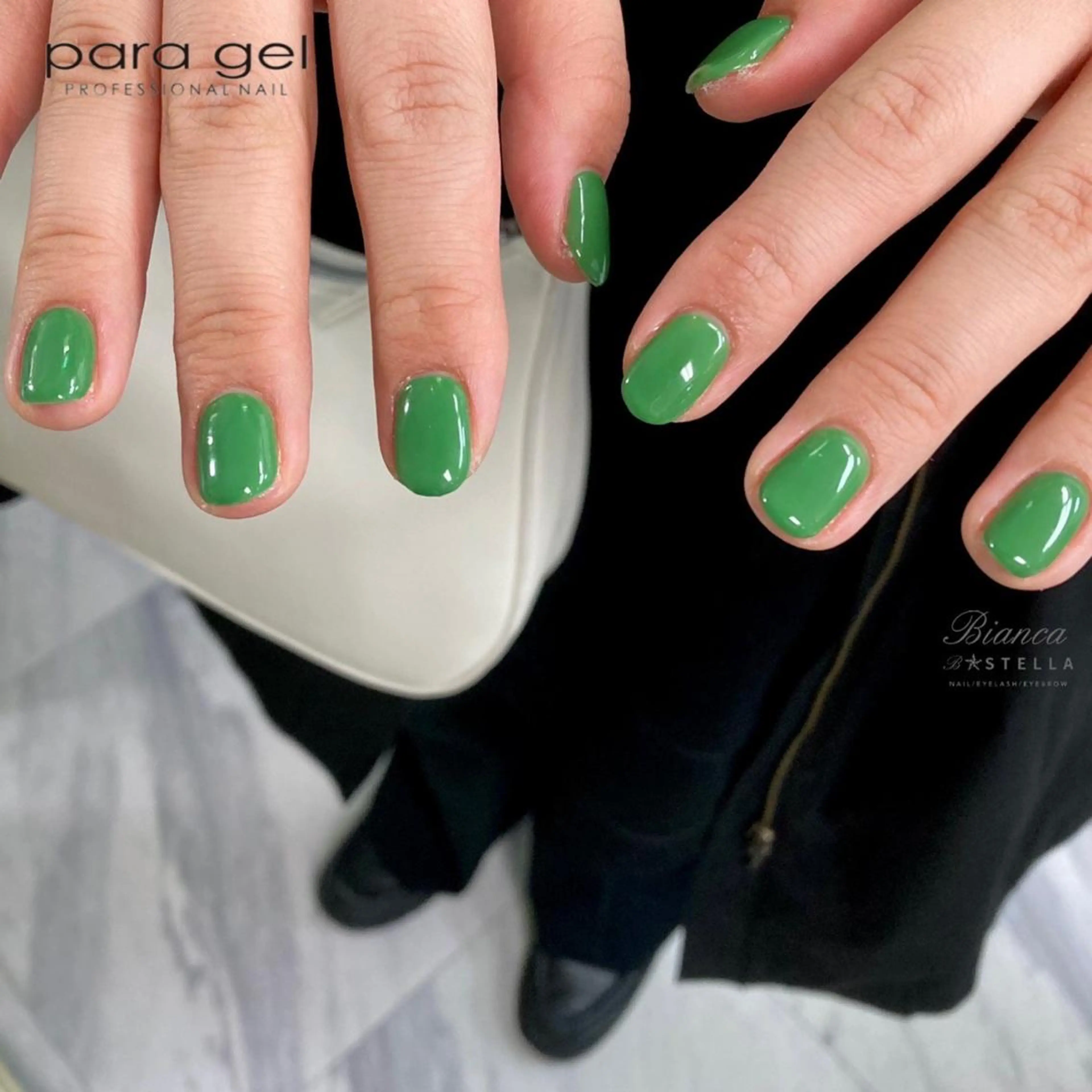 オフなしハンドネイル💅美フォルムワンカラー恵比寿/パラジェル変更可＋¥1,100の写真