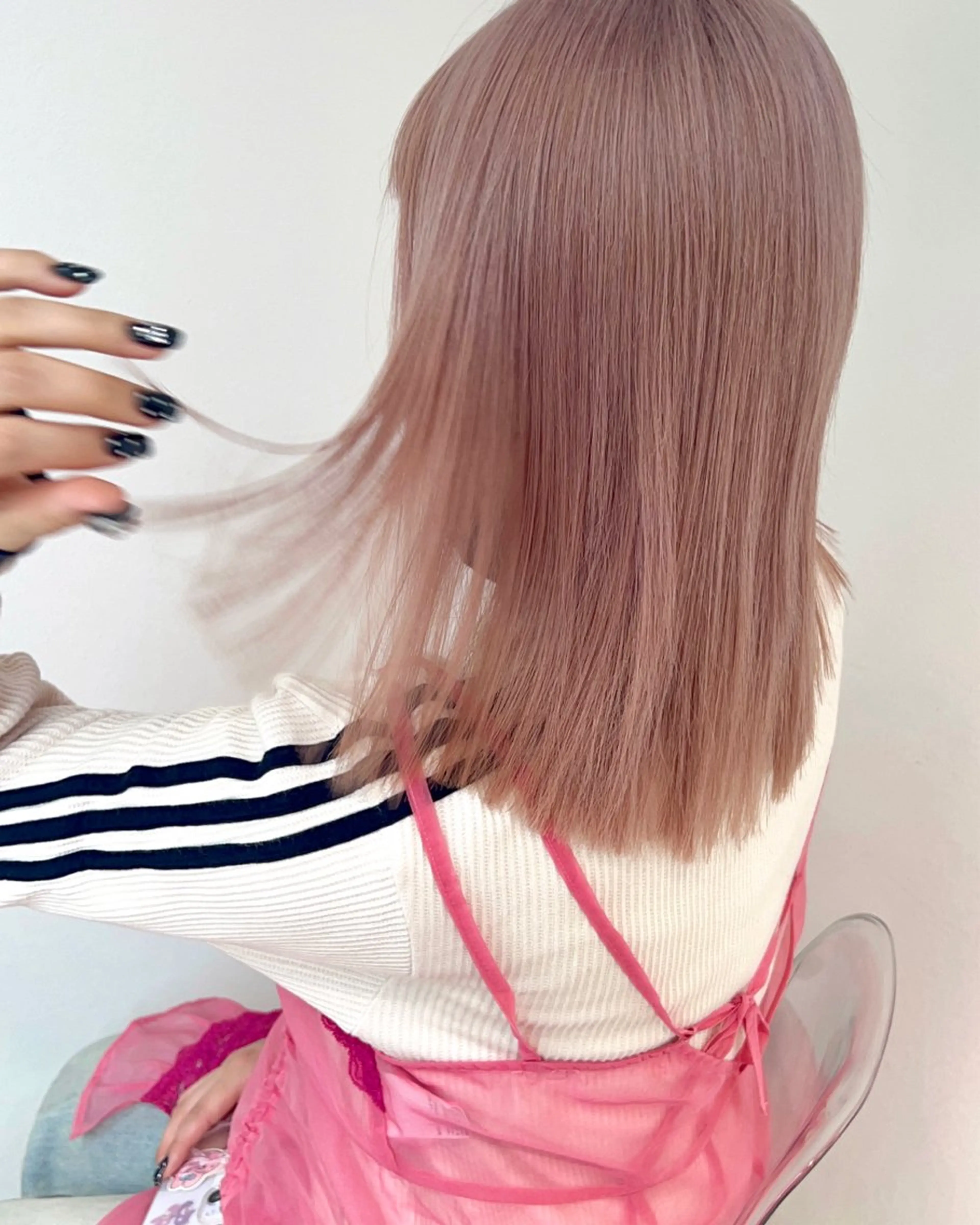 セミロング ヘアカラー トリートメント ナナ♡レイヤーカット ♡似合わせカラーのヘアスタイル