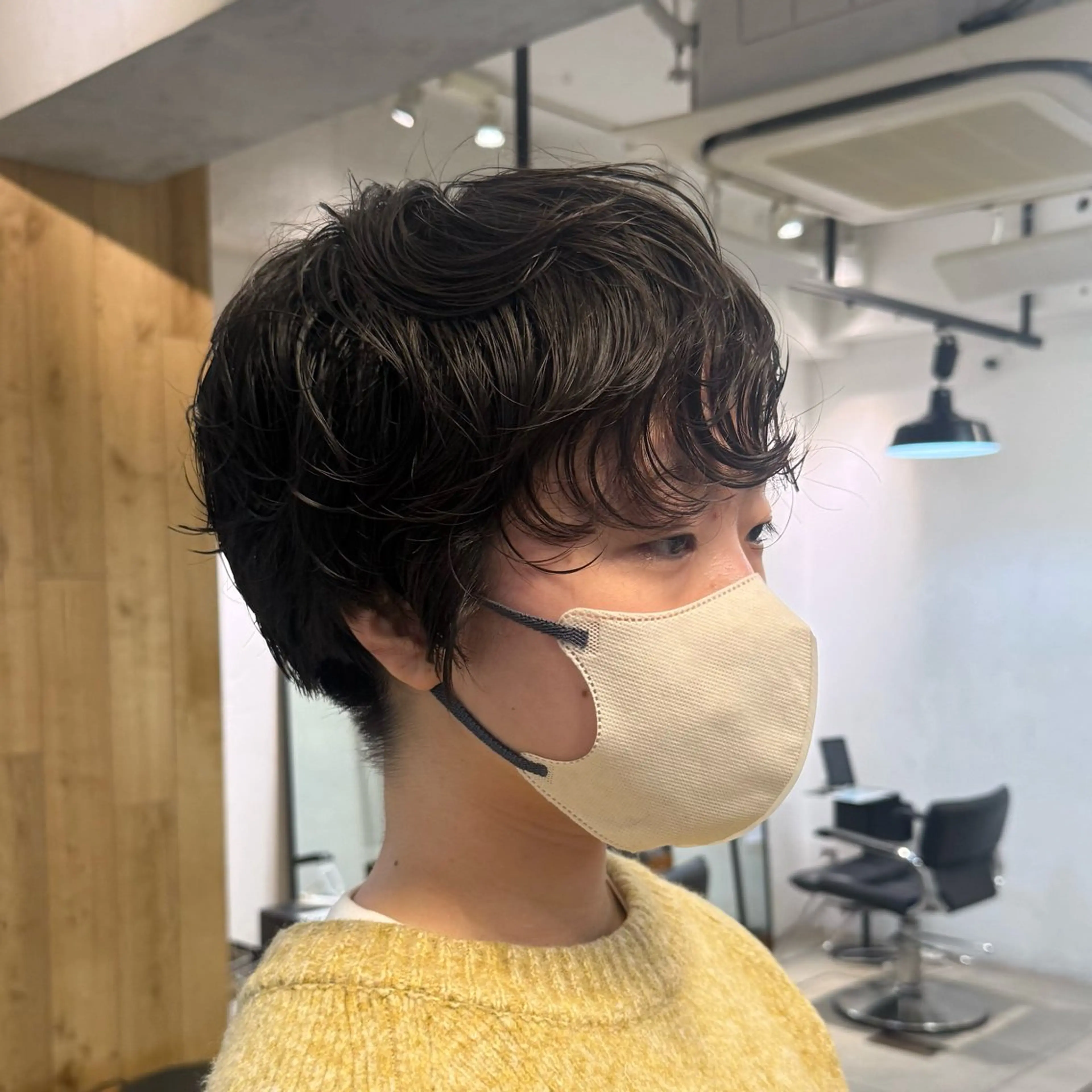 ショート パーマ カット パーマ トリートメント Lomalia もえかのヘアスタイル