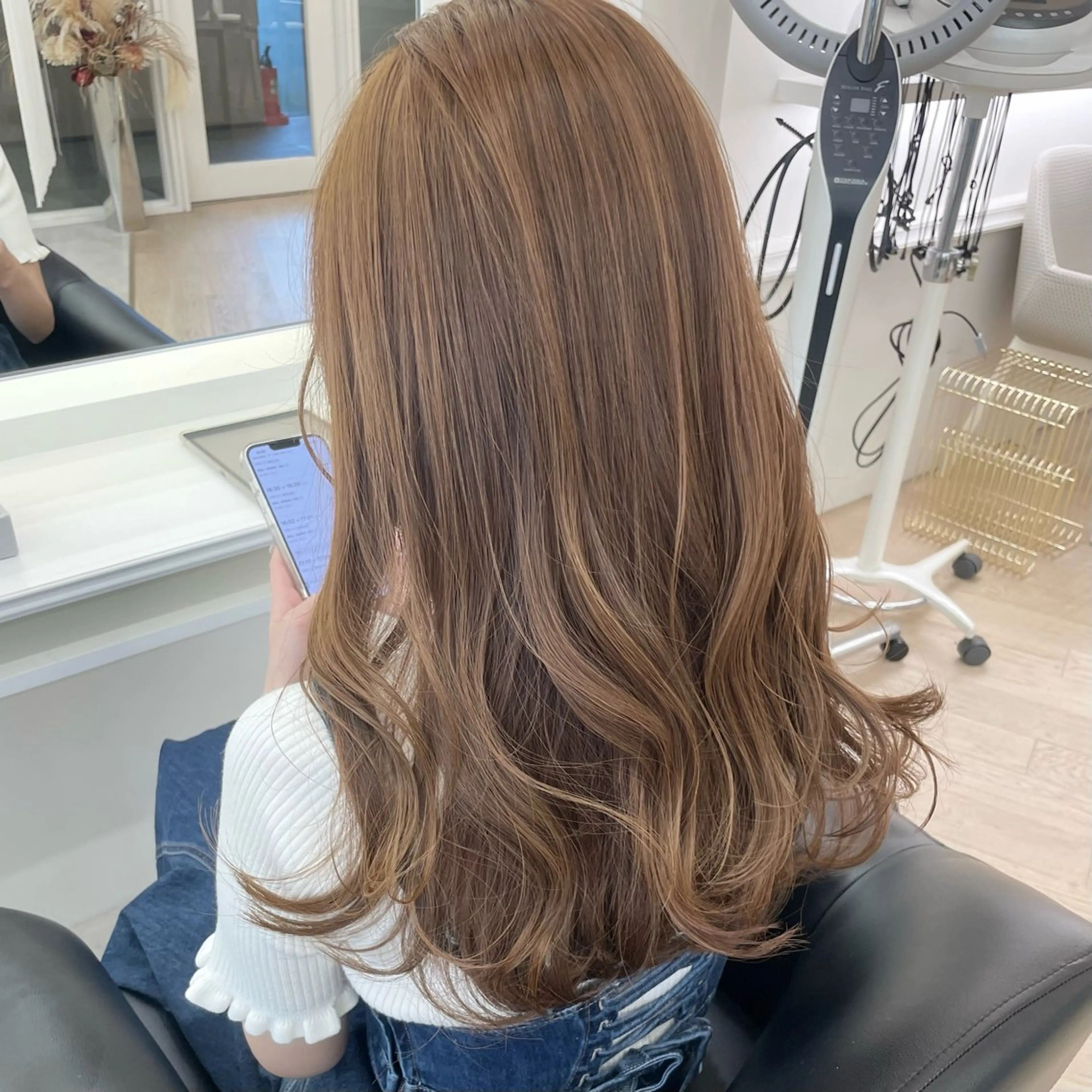 ロング カラー ヘアカラー ParveMix￤ 大賀さつき🍨🤍のヘアスタイル