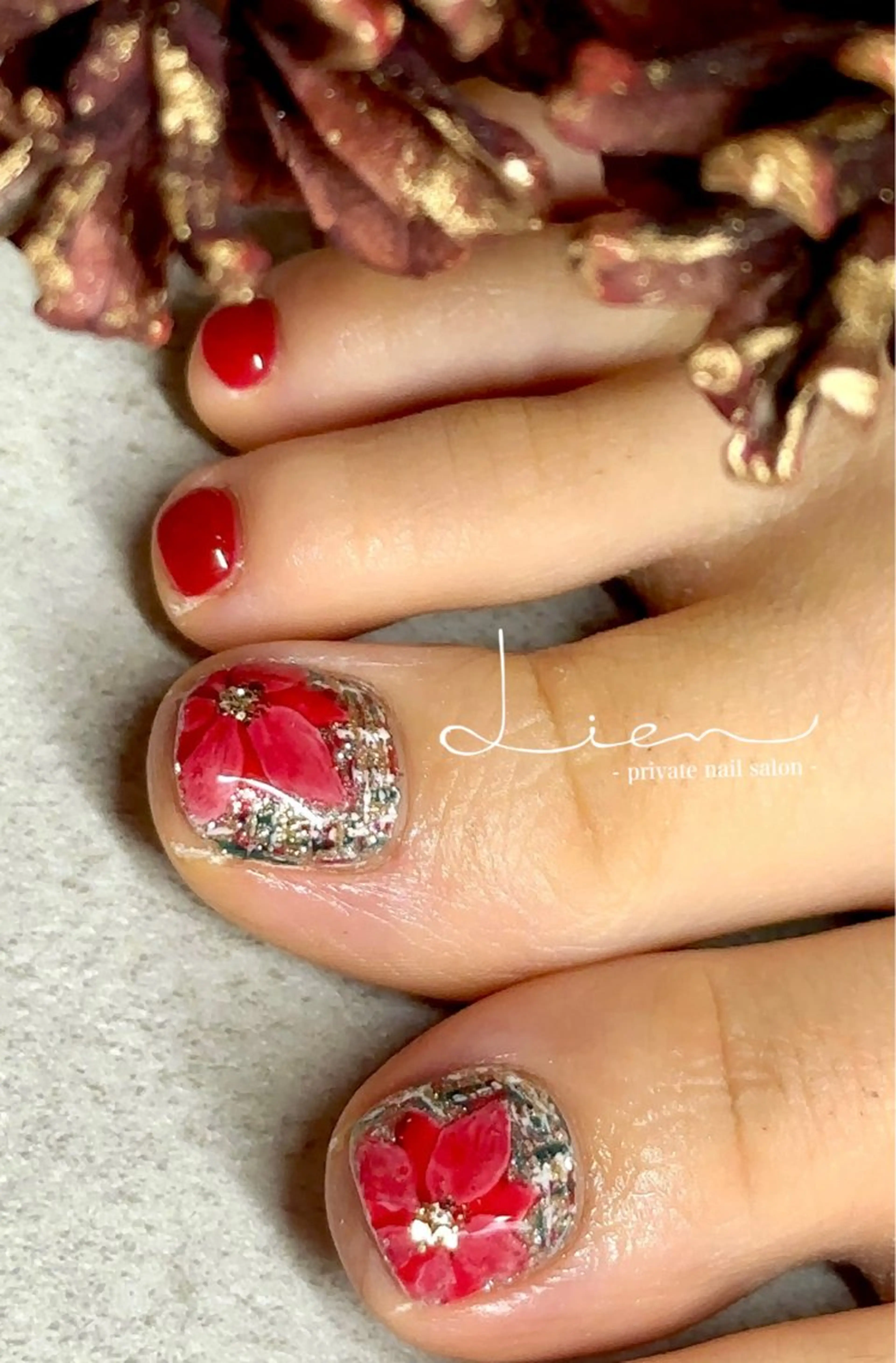 (オフ込)フット親指アートし放題¥8500の写真