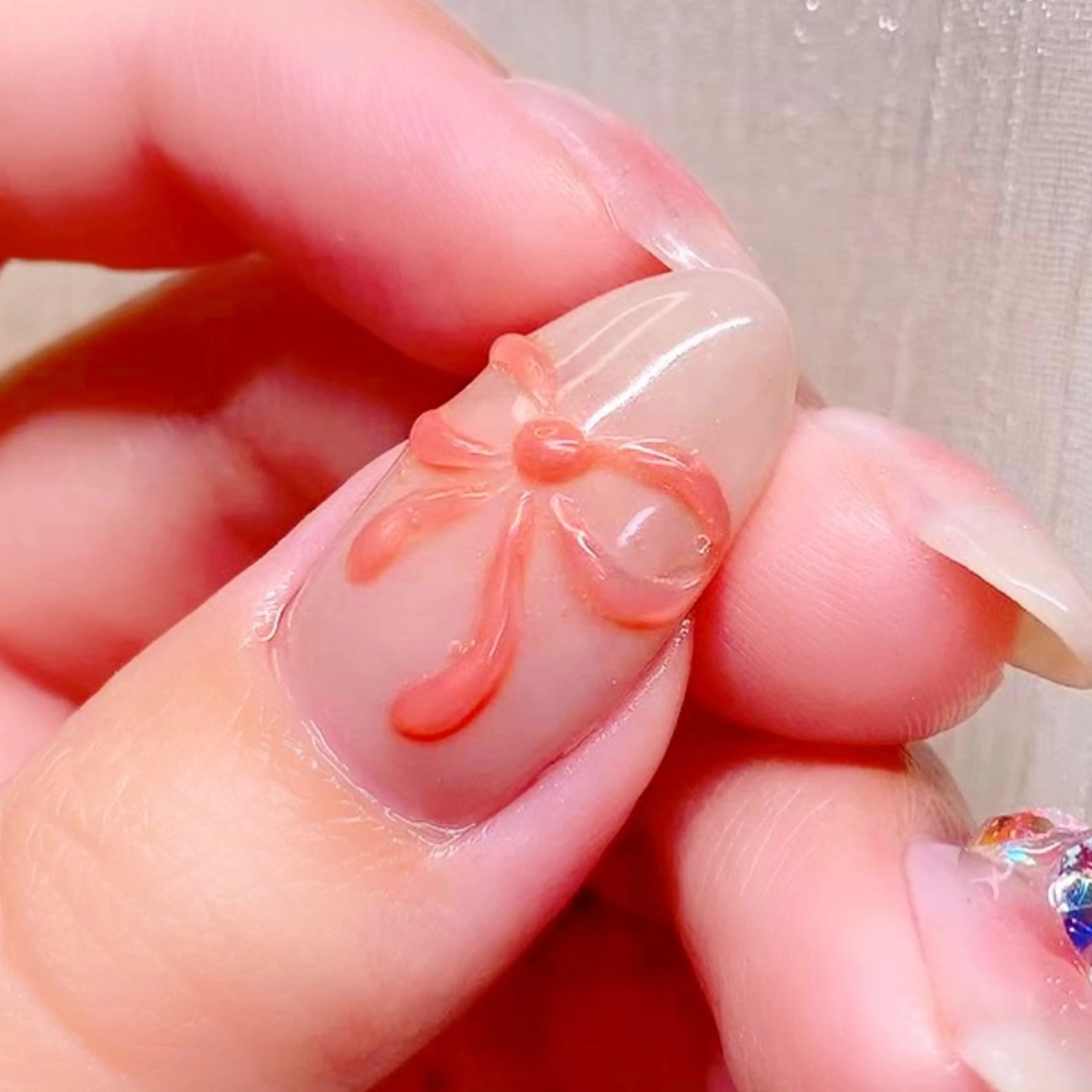 ネイル 長さ出し ハンドネイル Nailist SUZU所属・Nailist suzuのネイルデザイン