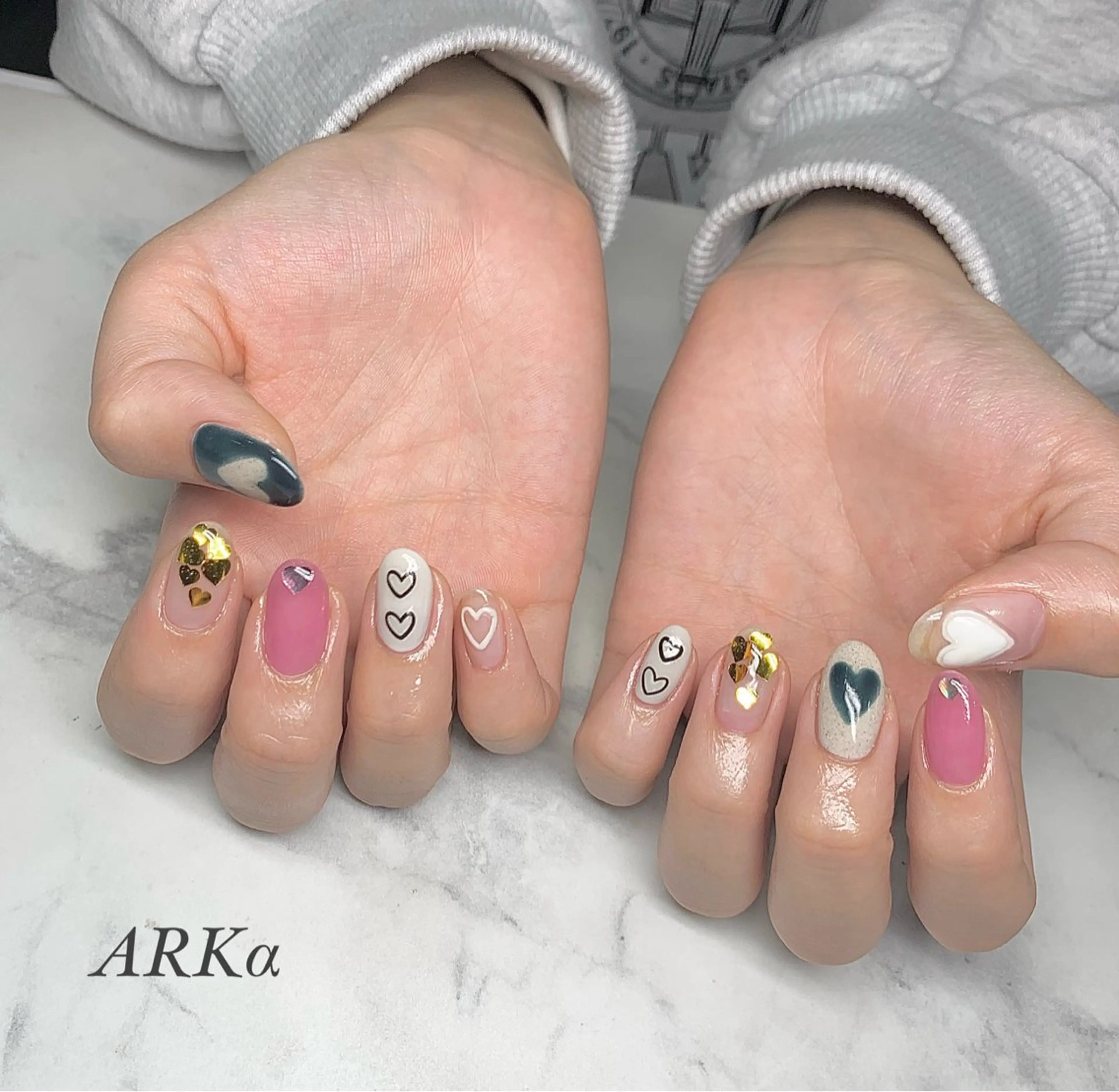 ネイル ハンドネイル Nailsalon ARKαのネイルデザイン