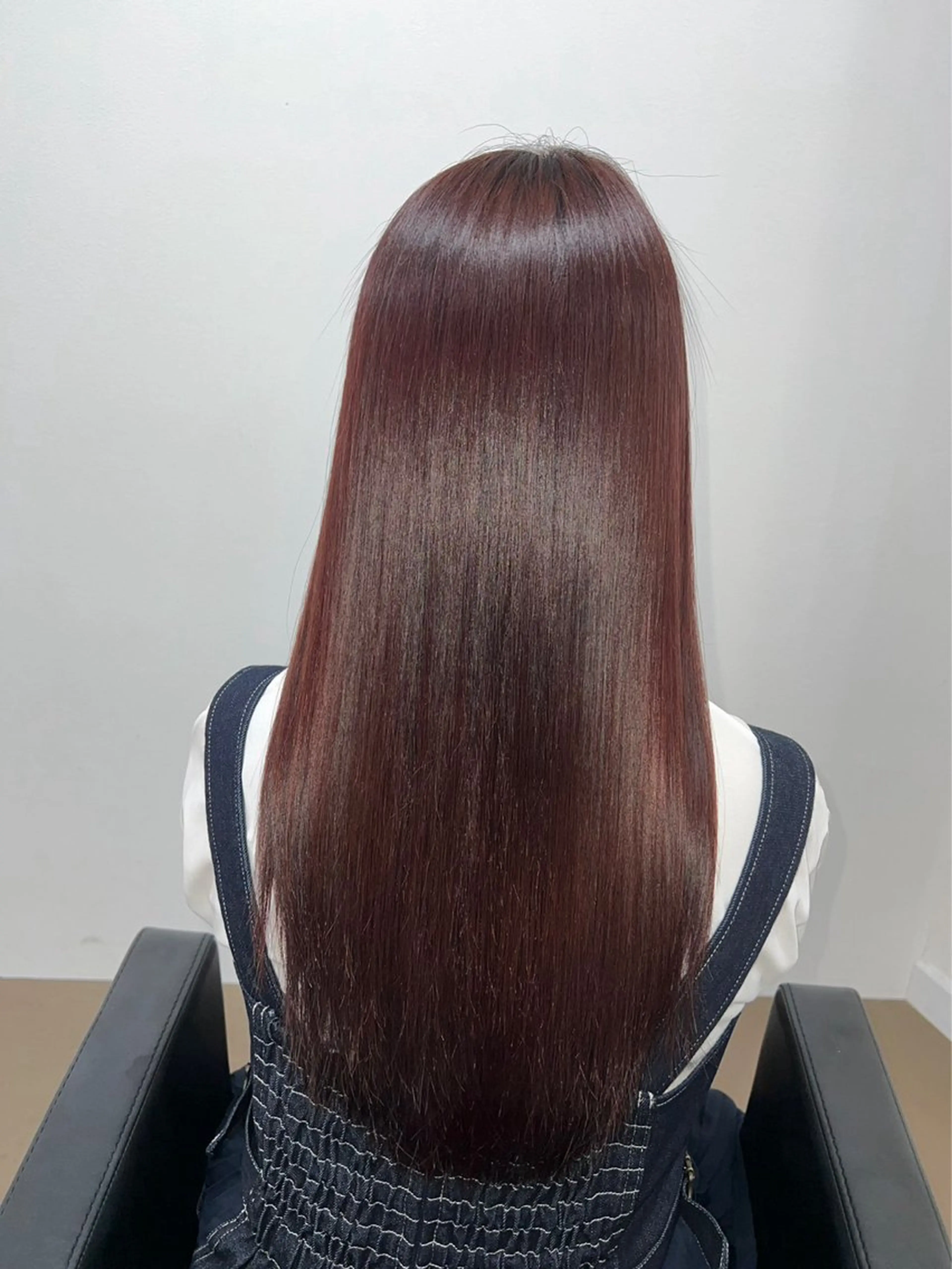 ロング カラー 髪質改善 酸性ストレート 神戸ボブ✂️ ioe三宮/田 伸佳のヘアスタイル