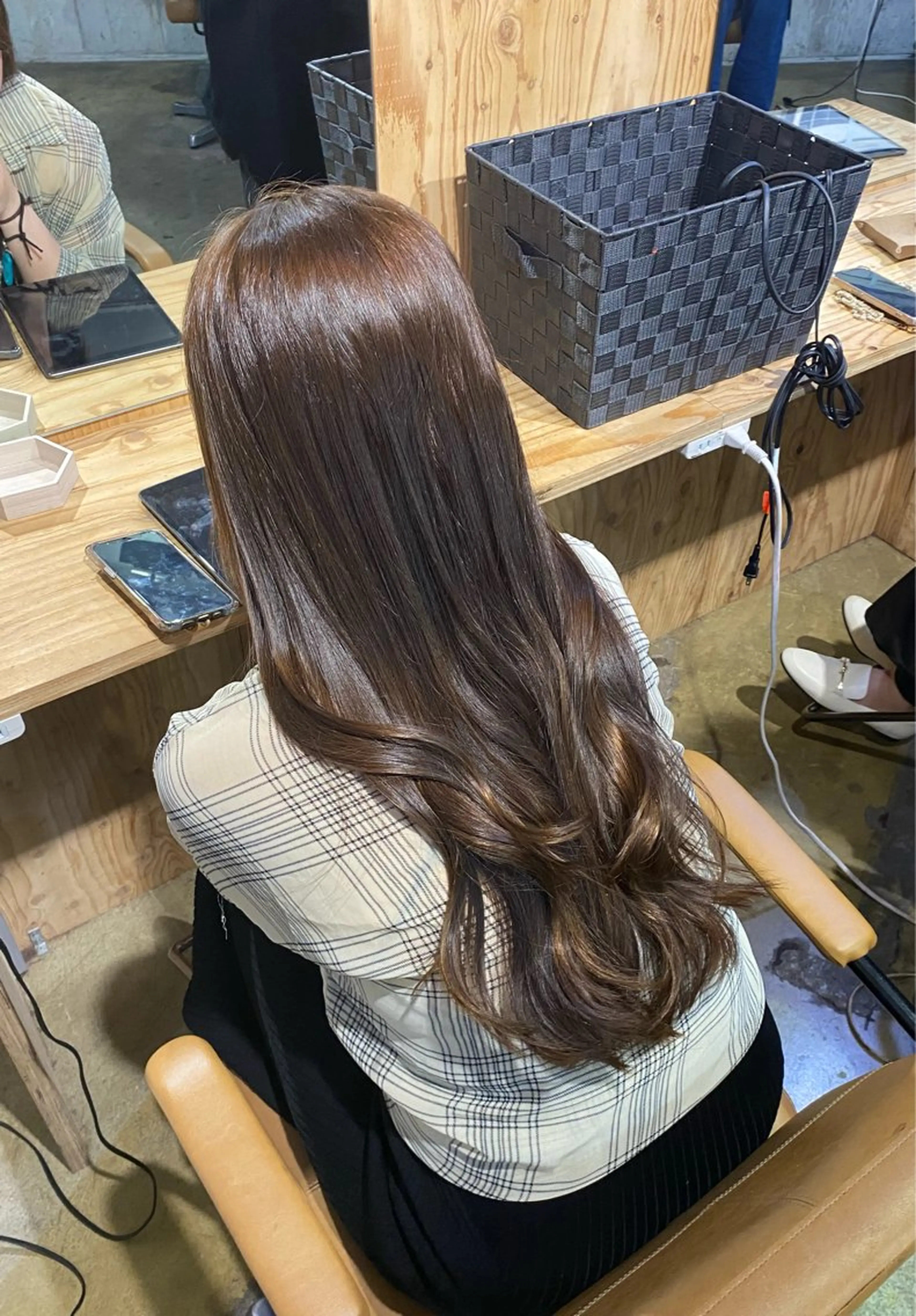 ロング カラー ブリーチカラーと、髪 質改善。HARUKAのヘアスタイル