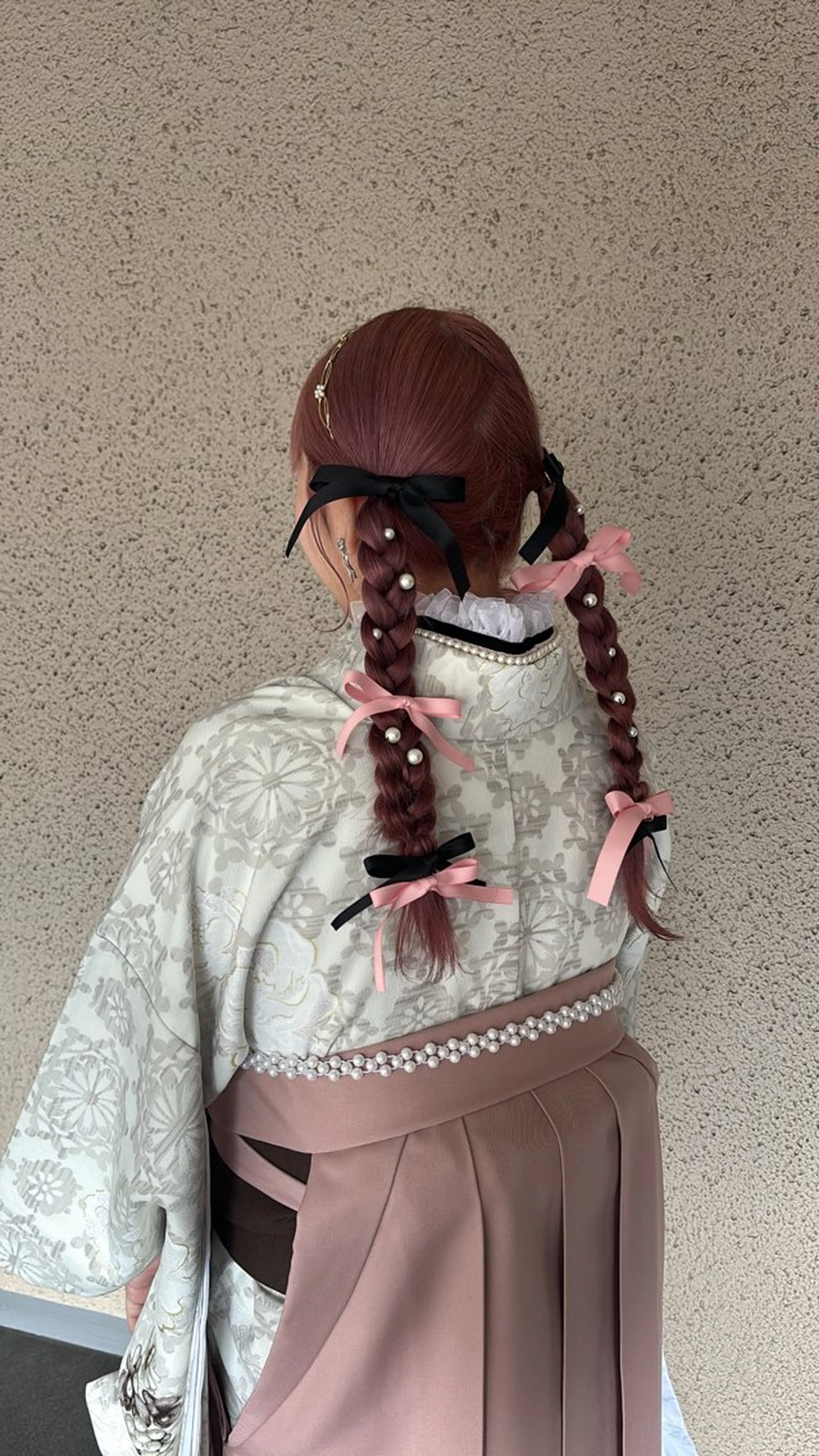 セミロング ヘアアレンジ 着付け chouette/ 根本優希のヘアスタイル