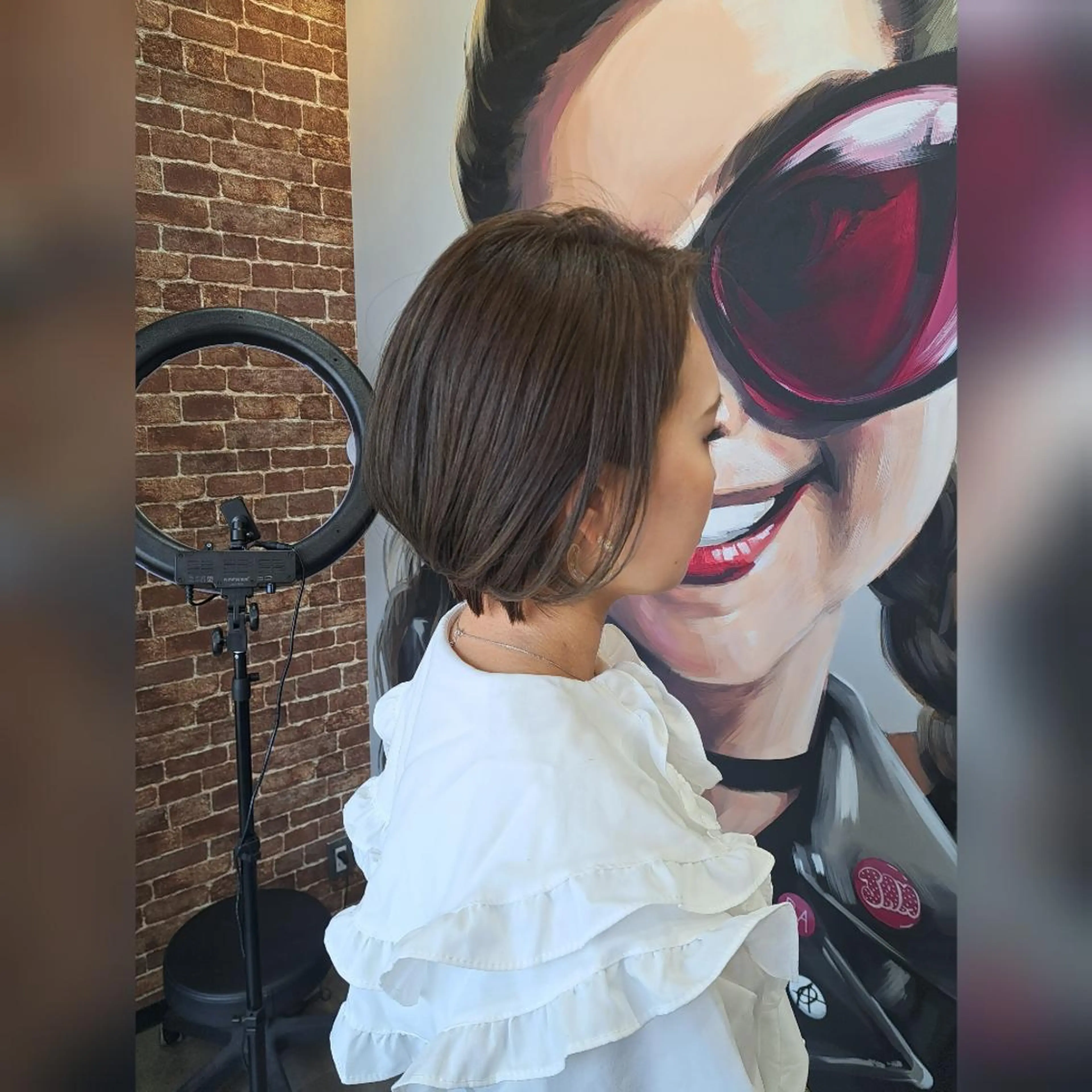 ショート カラー カット トリートメント ヘアセット あかね☆ヘアアレンジ /ボブ/縮毛矯正のヘアスタイル