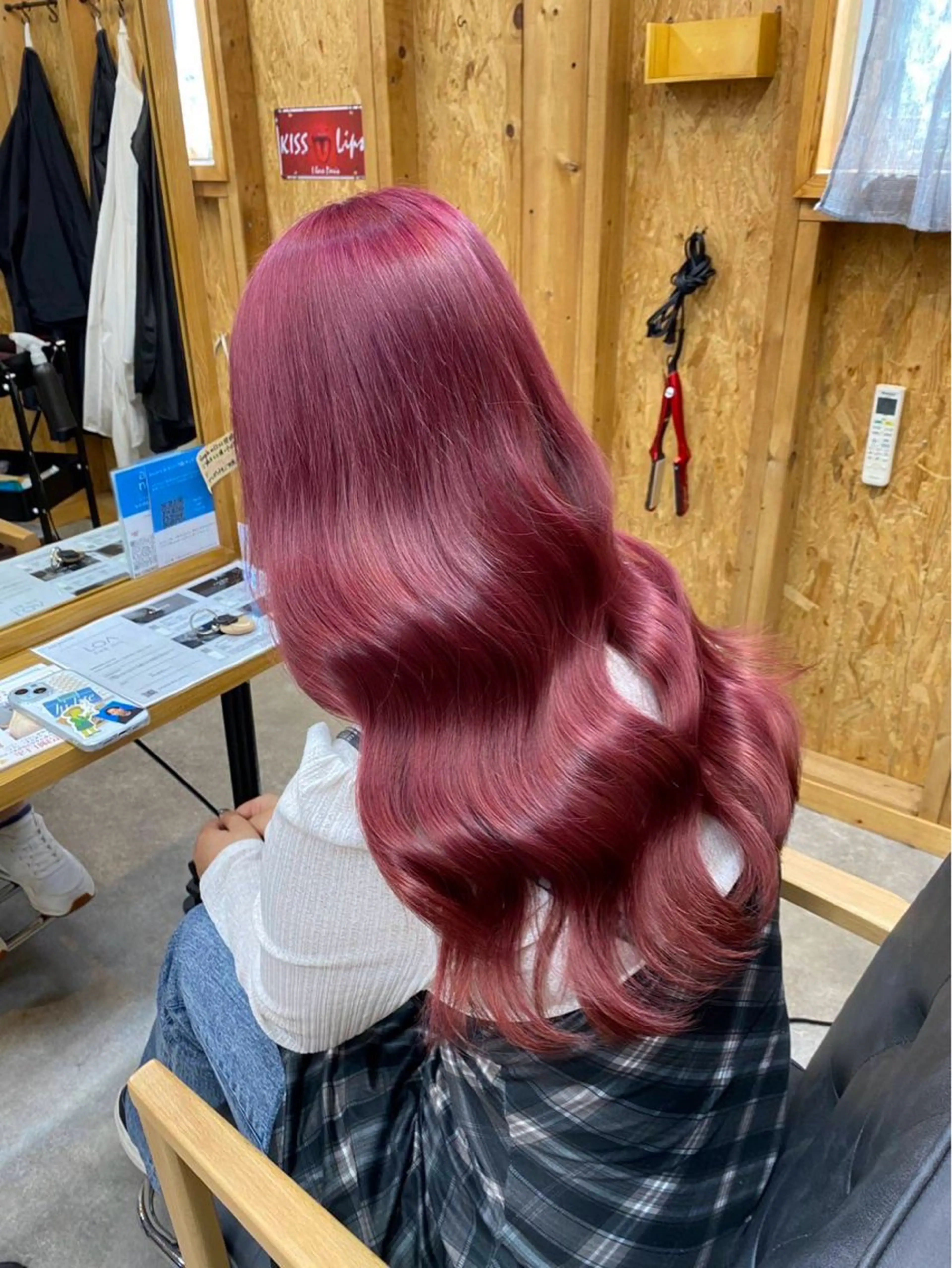 ミディアム カラー ヘアカラー ⛅️柔らかハイトーン ×モテ艶🍒ももかのヘアスタイル