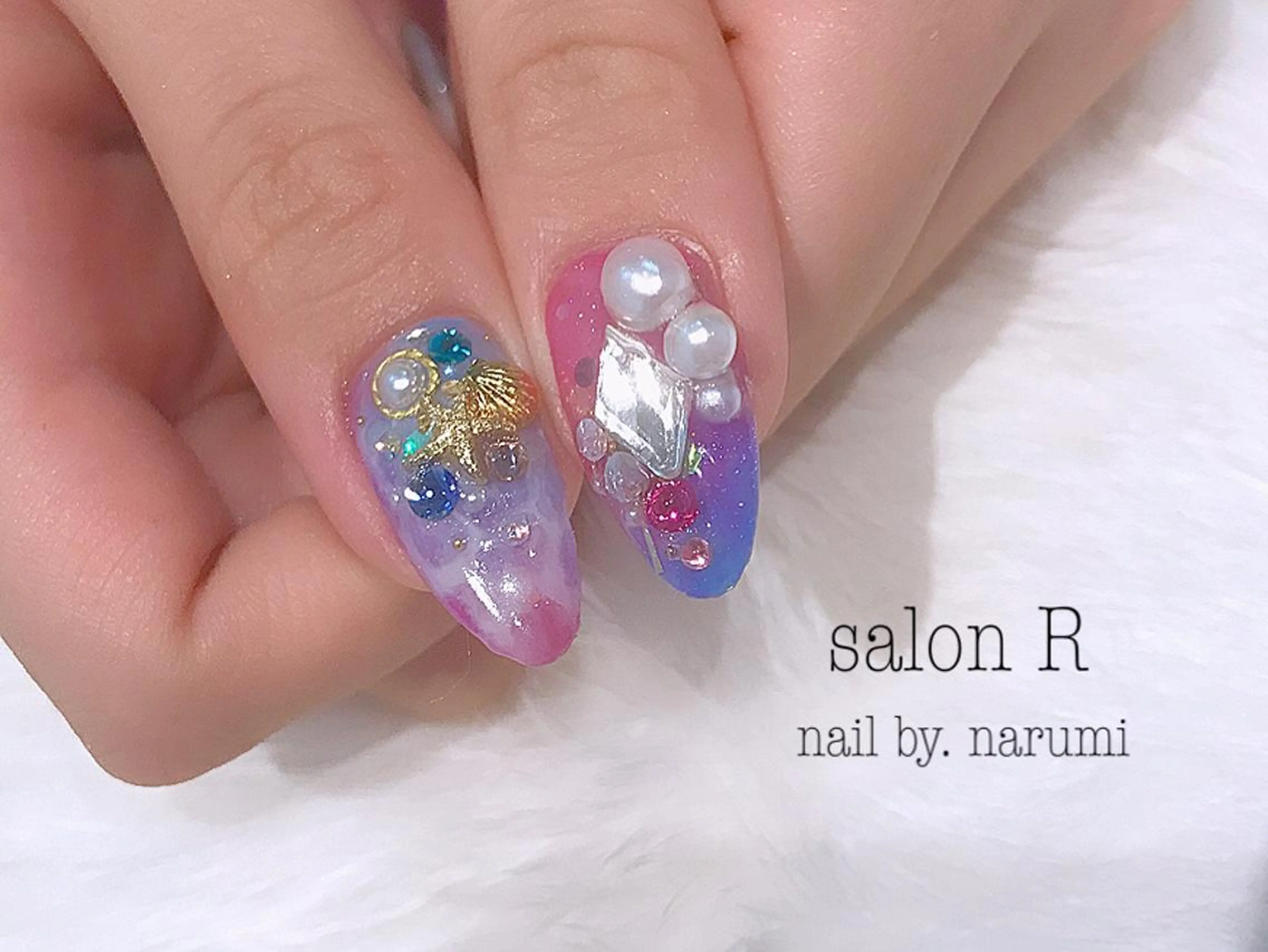 ネイル Re Pearl～コーディネートサロン～ 市駅前店所属・NARUMI HYODOのネイルデザイン