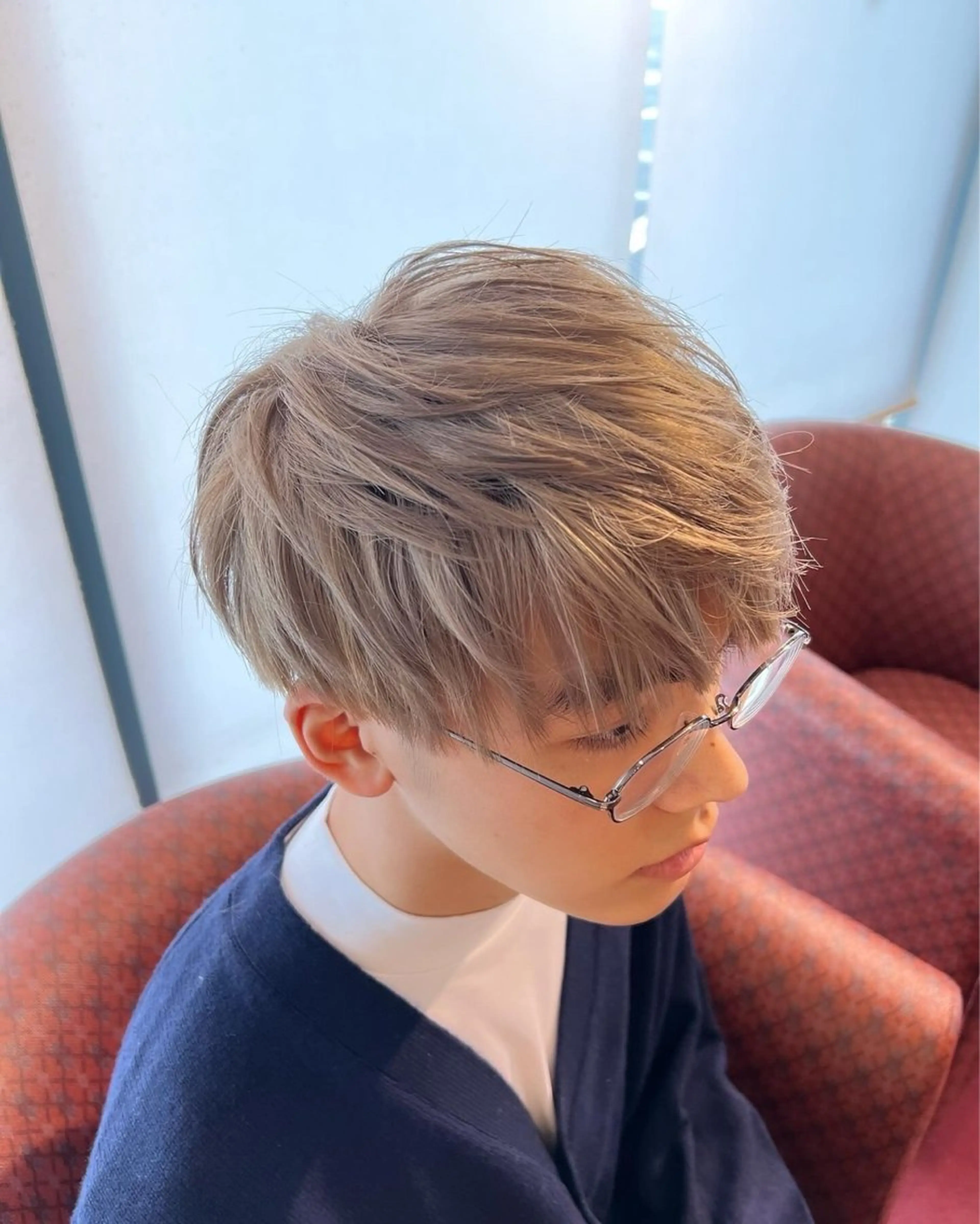 カラー メンズ 水谷 亮太のヘアスタイル