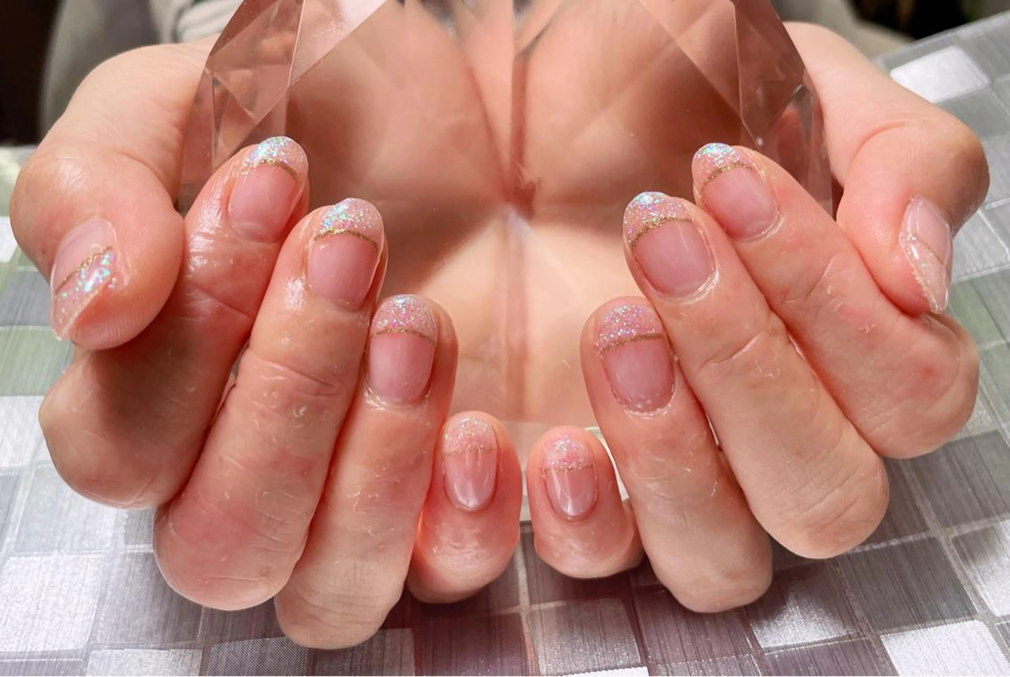 ネイル ラメ(グリッター) Regulus 光田のネイルデザイン