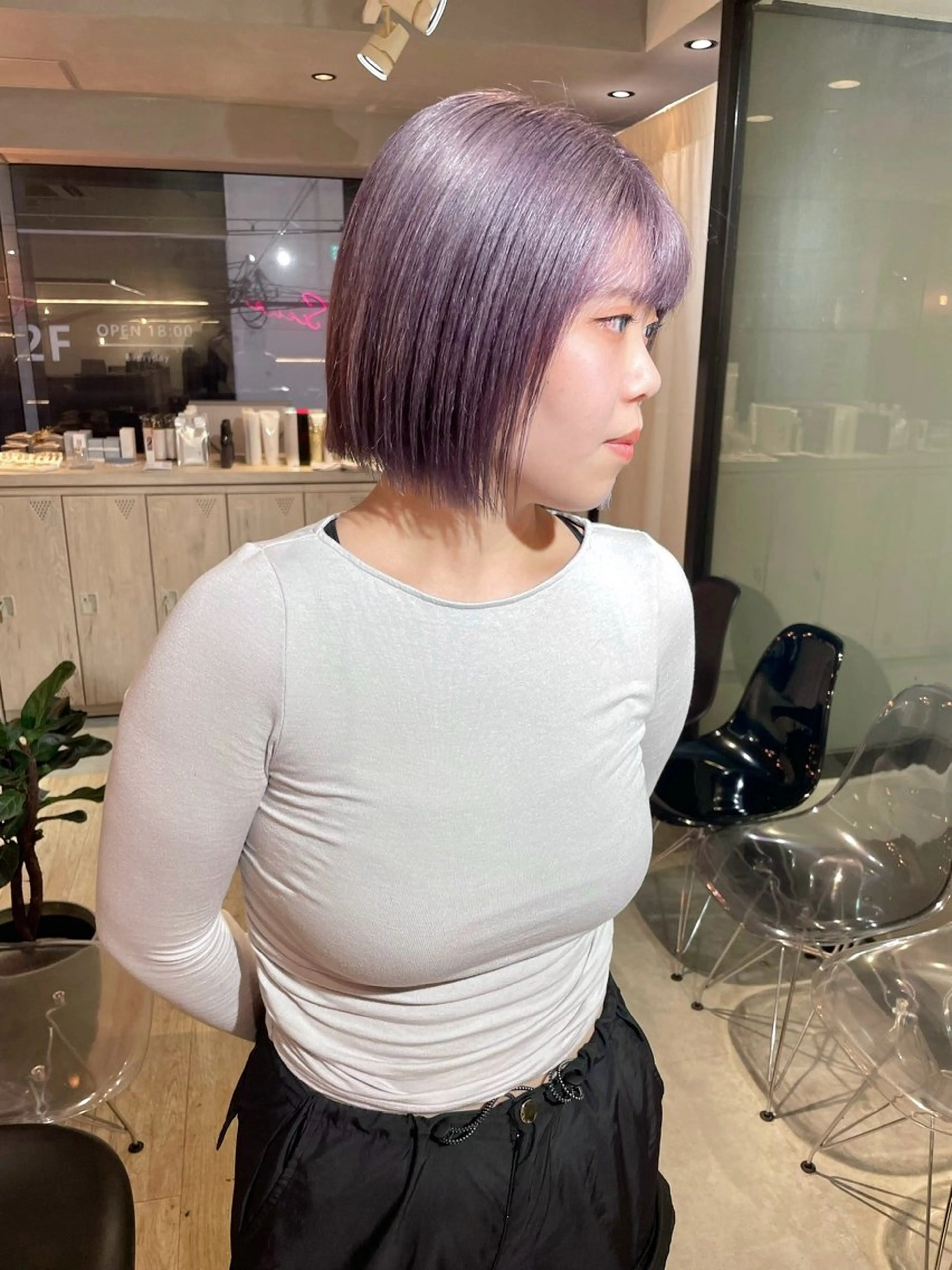 ショート カラー カット ヘアカラー ボブ/パーマ 古家 佑真のヘアスタイル