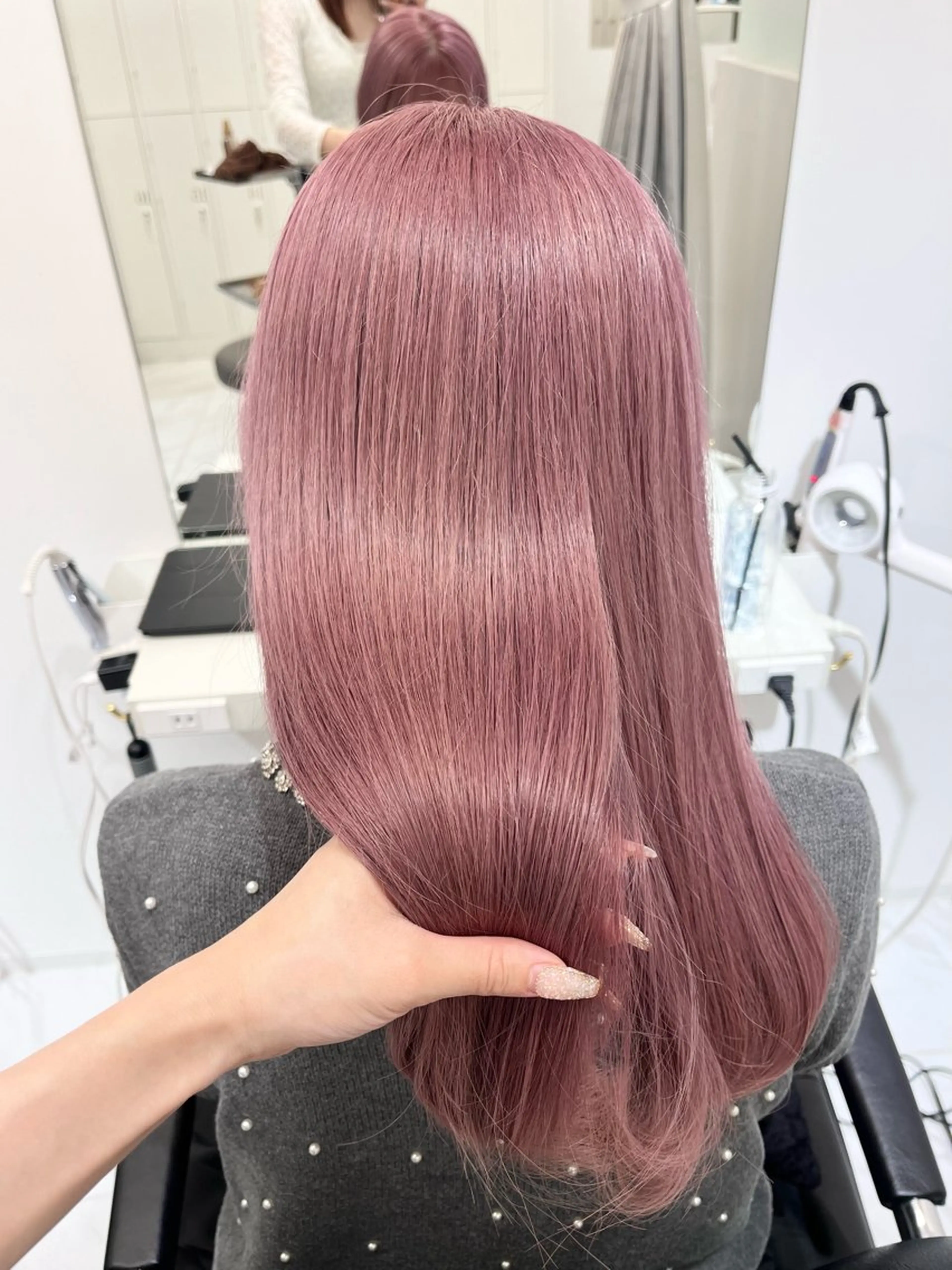 セミロング ヘアカラー 韓国ヘア🎀艶髪 /渋谷/Manaeのヘアスタイル