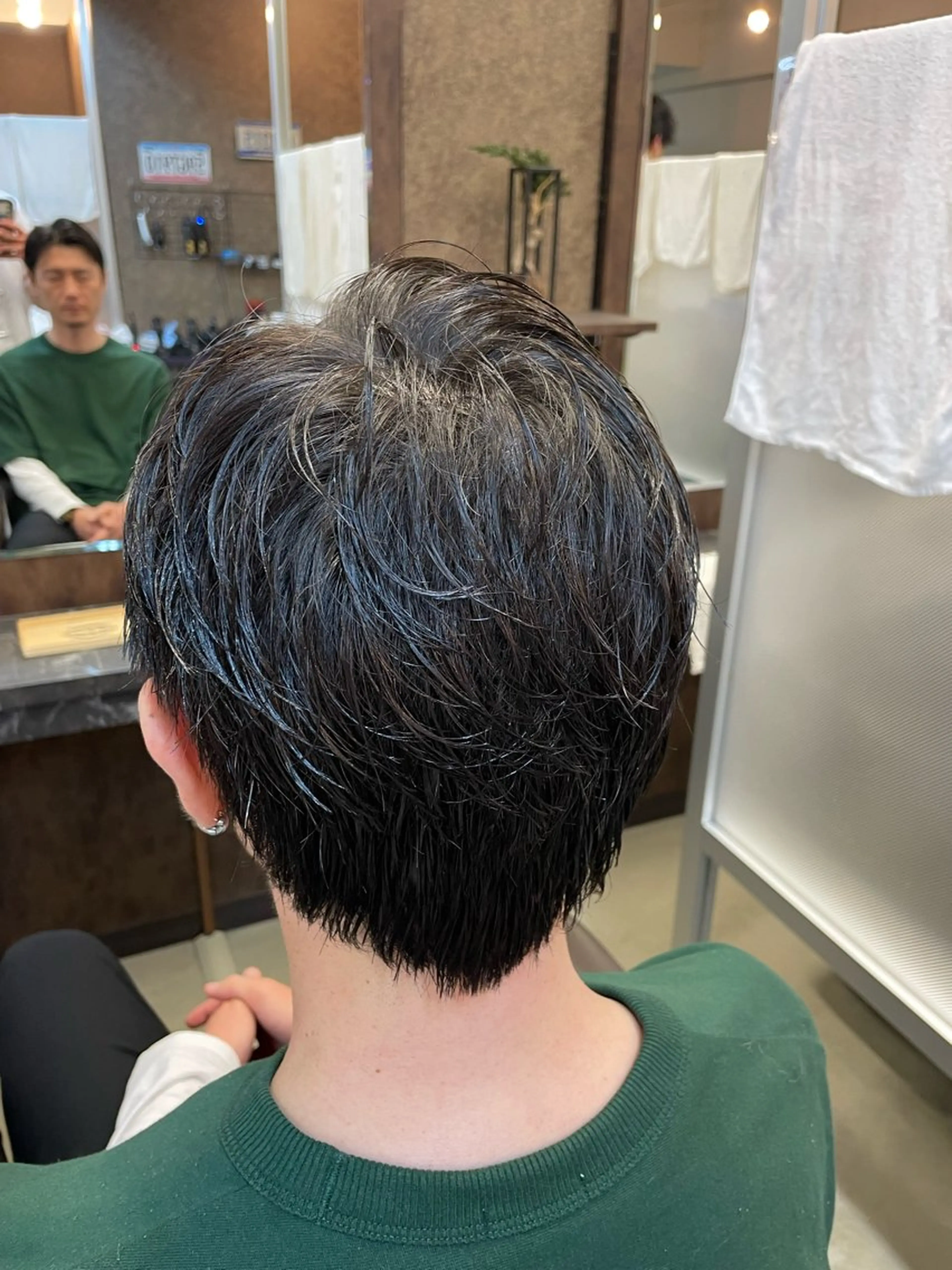 ショート メンズ メンズパーマ特化 カバヤマ　リョウのヘアスタイル