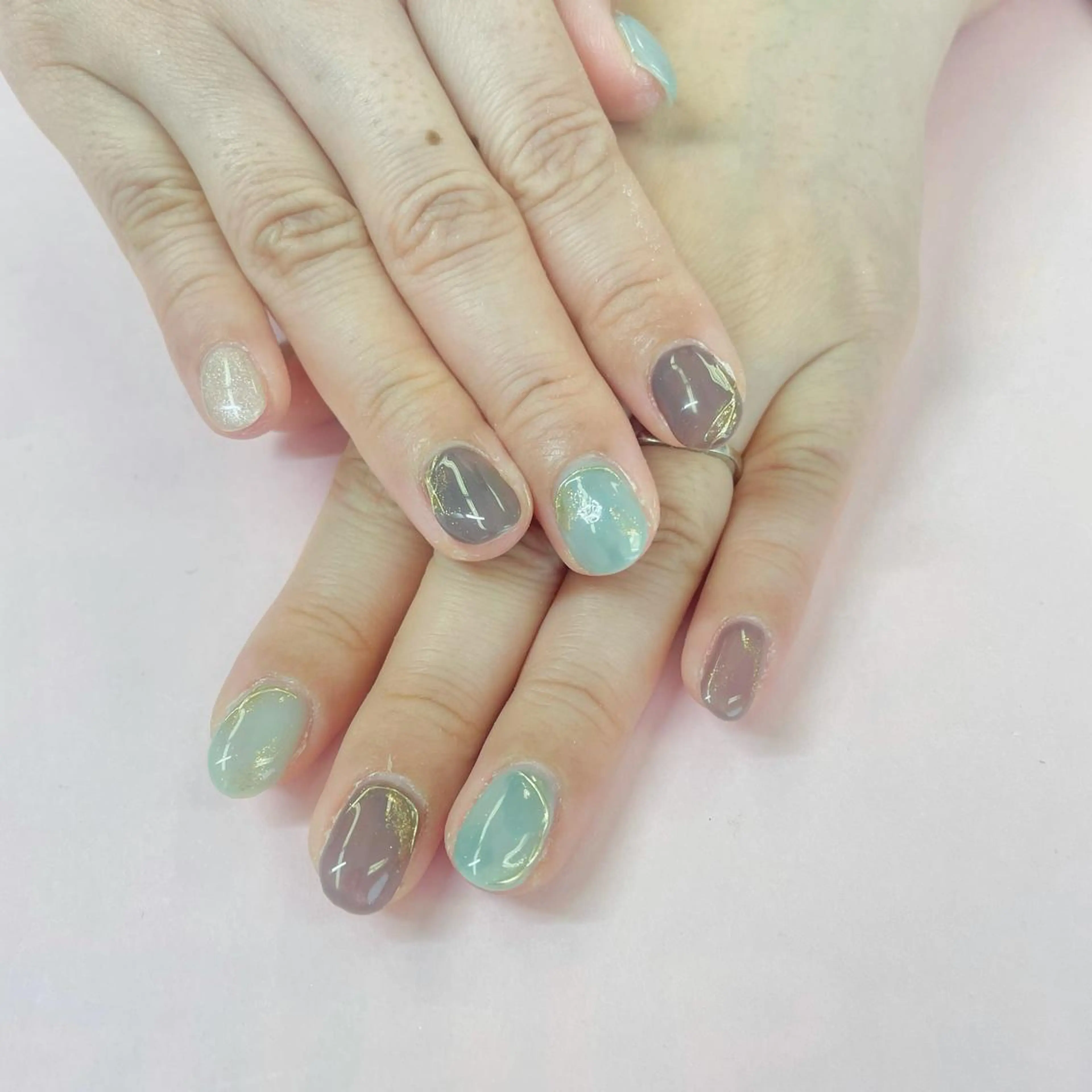 ネイル ハンドネイル 大阪福島 韓国まつげ Sayaka🤍🐩のマツエク・マツパデザイン