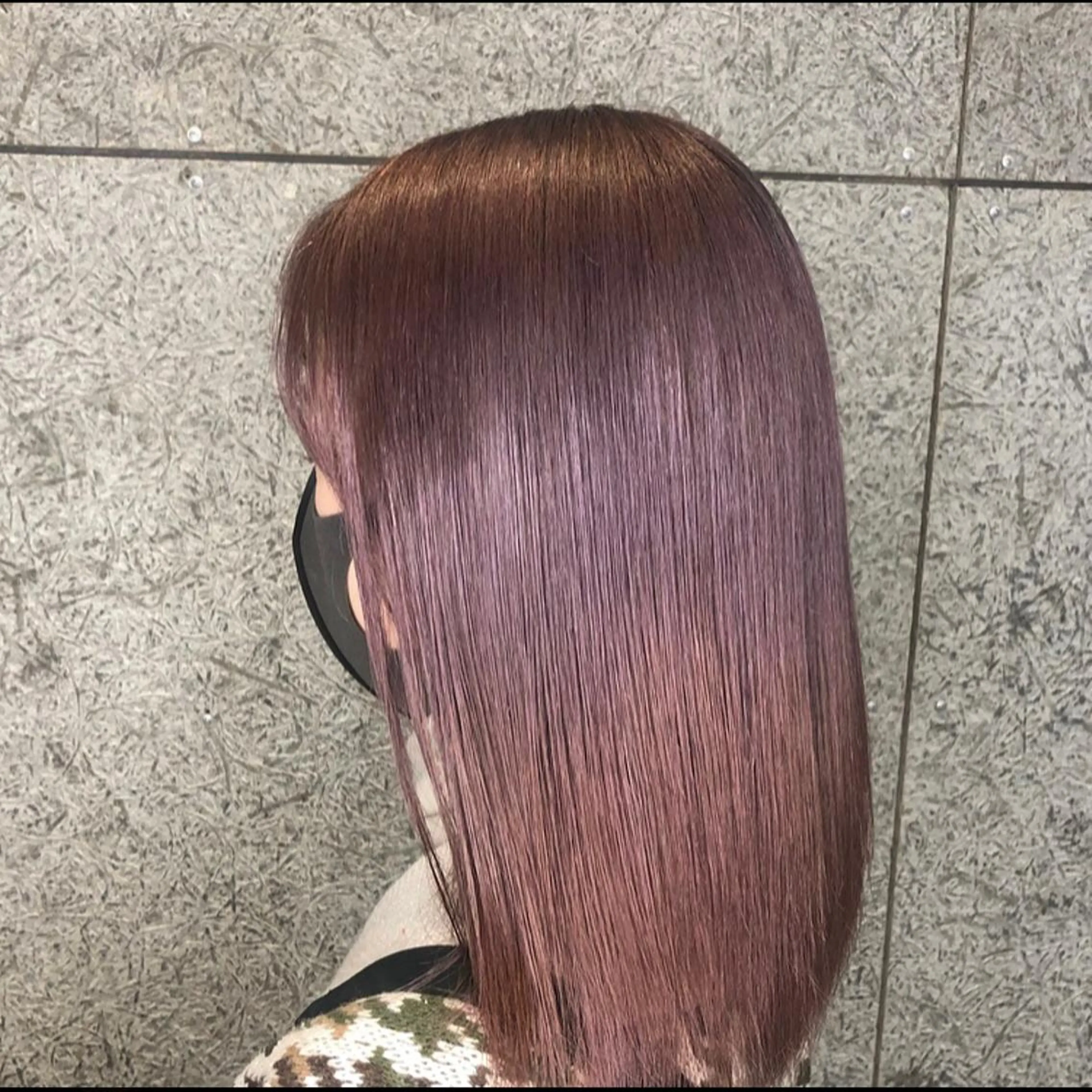 セミロング カット トリートメント カトウ ユウカのヘアスタイル