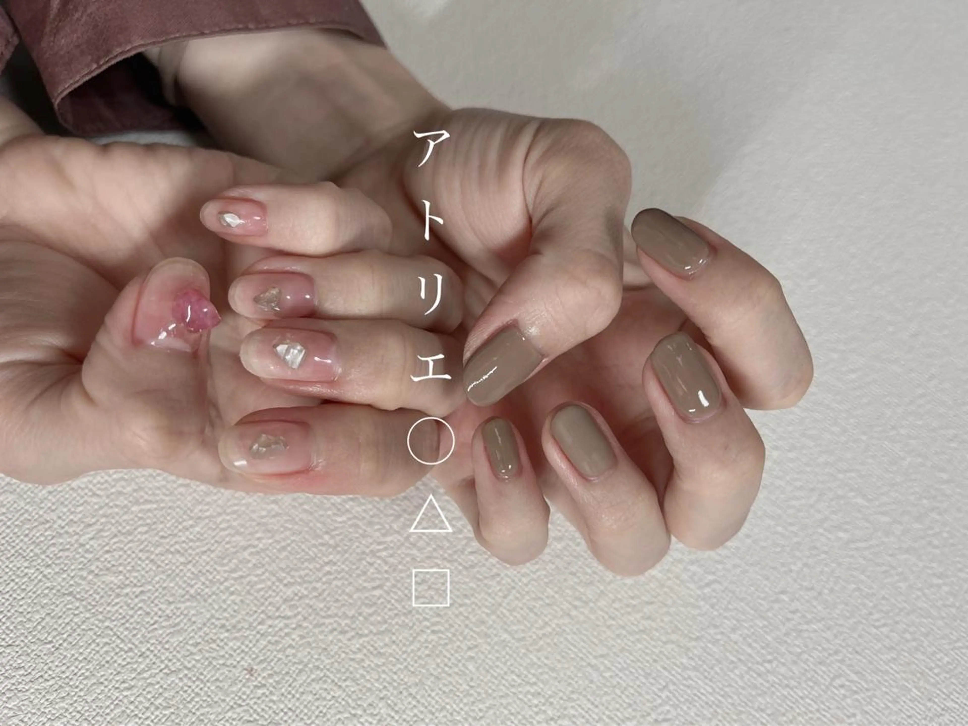 ネイル ハンドネイル アトリエ ○△□のネイルデザイン