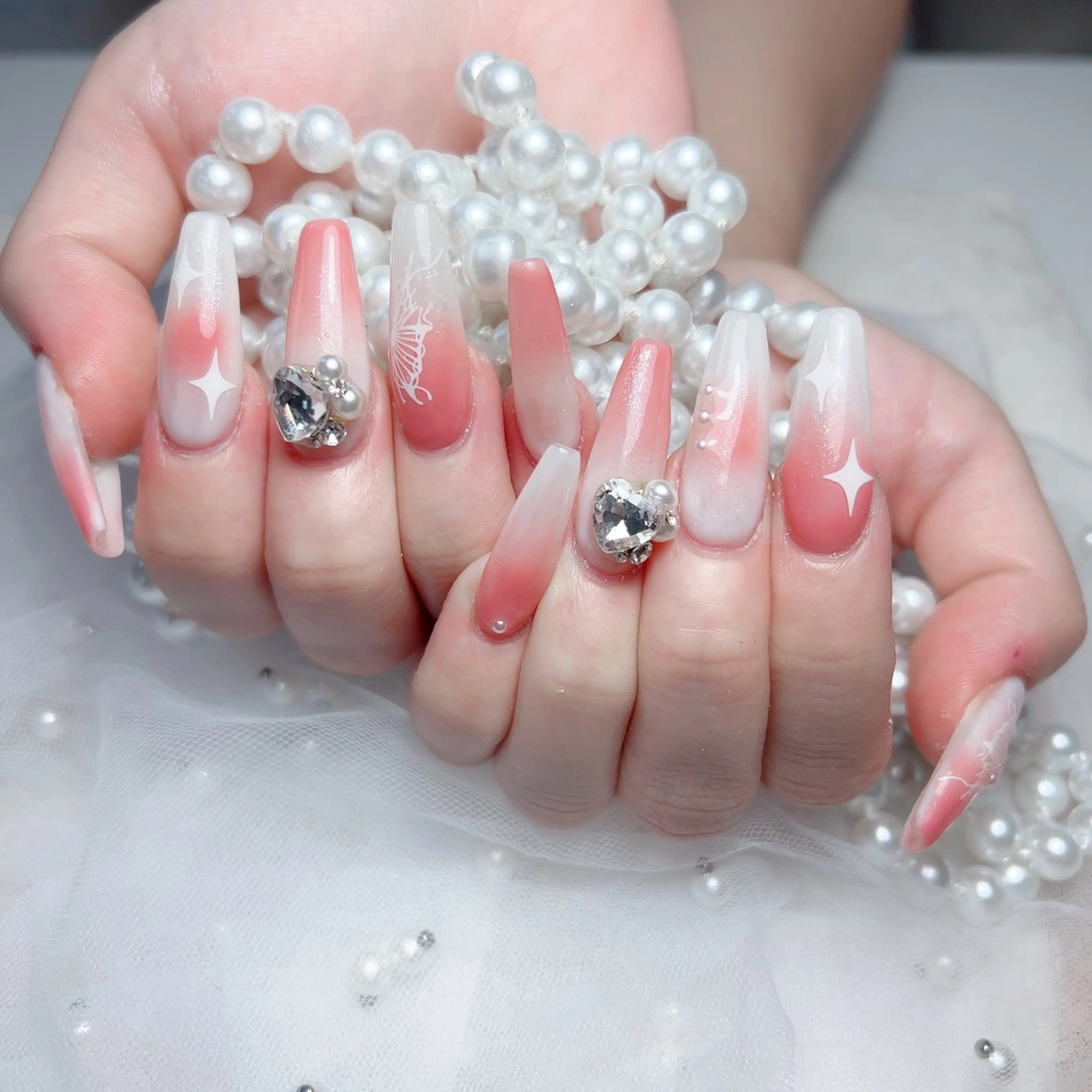 ネイル M🌷nail 長さだし専門店のネイルデザイン