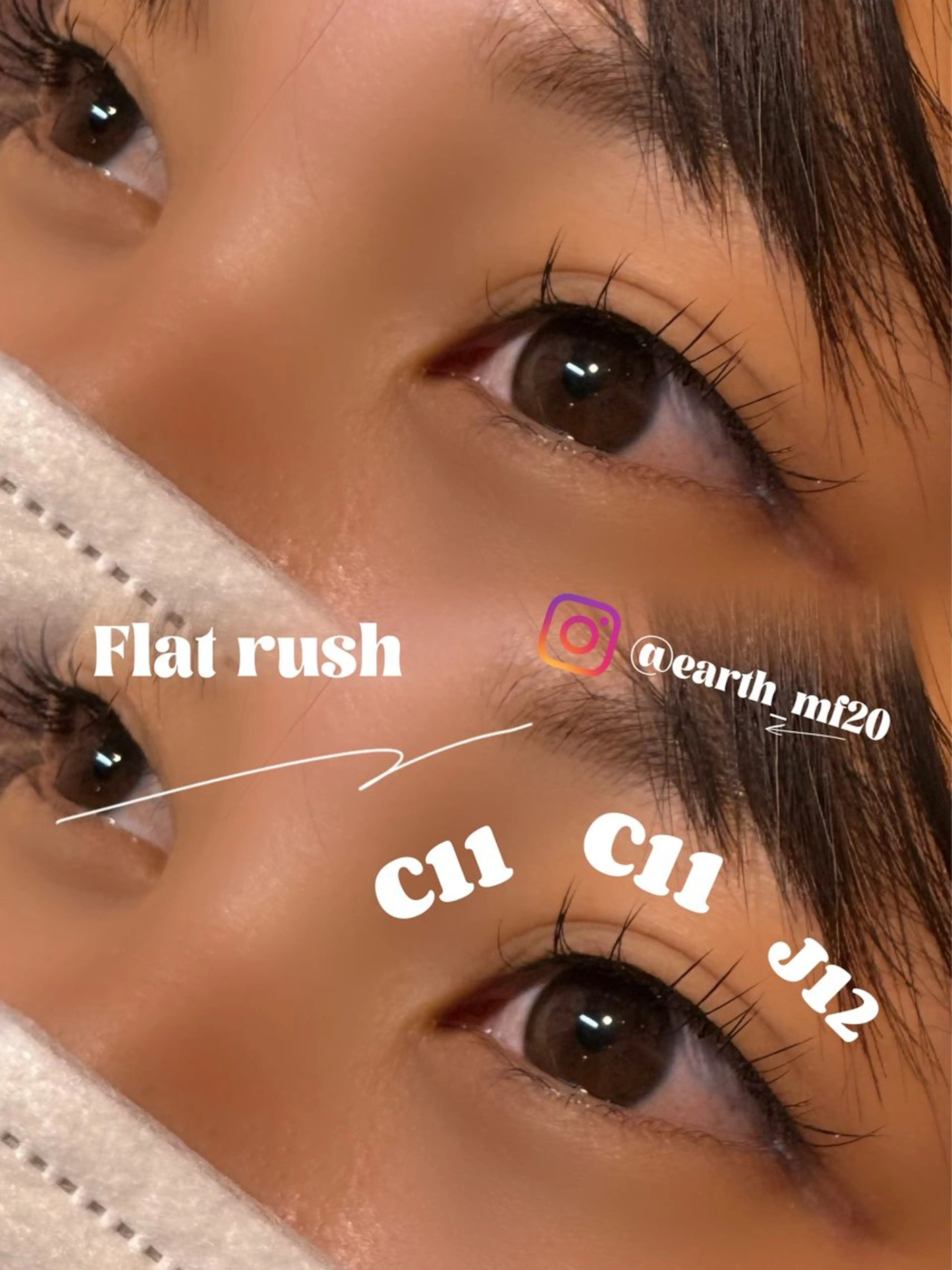 ❥まつ毛エクステ➕クリアコーティング✨️ナチュラル盛れ🐈‍⬛🌙80本🤍【オフ無し】の写真