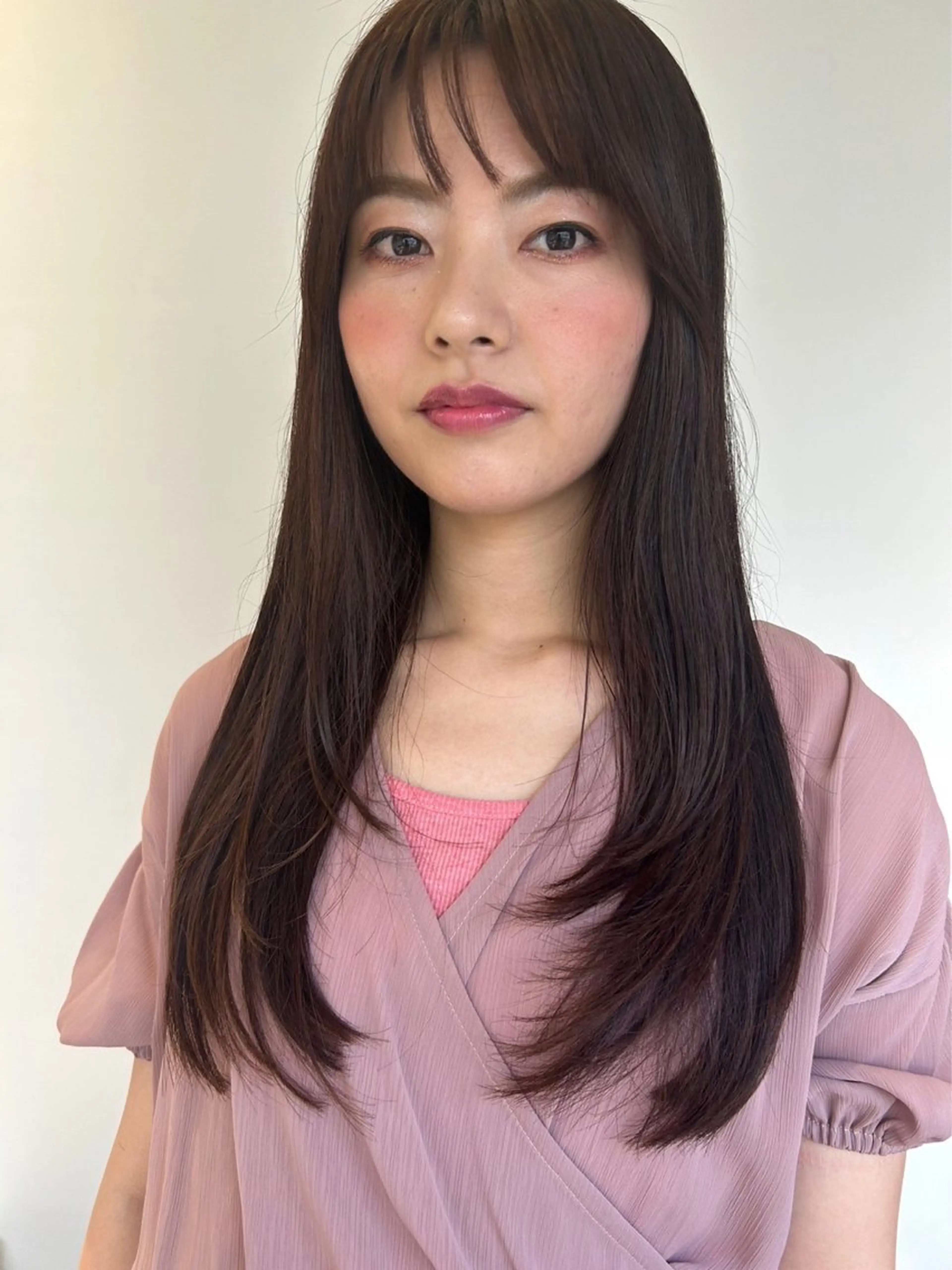 ロング カラー パーマ 髪質改善 似合わせ✨透明感🫧 佐藤優斗のヘアスタイル