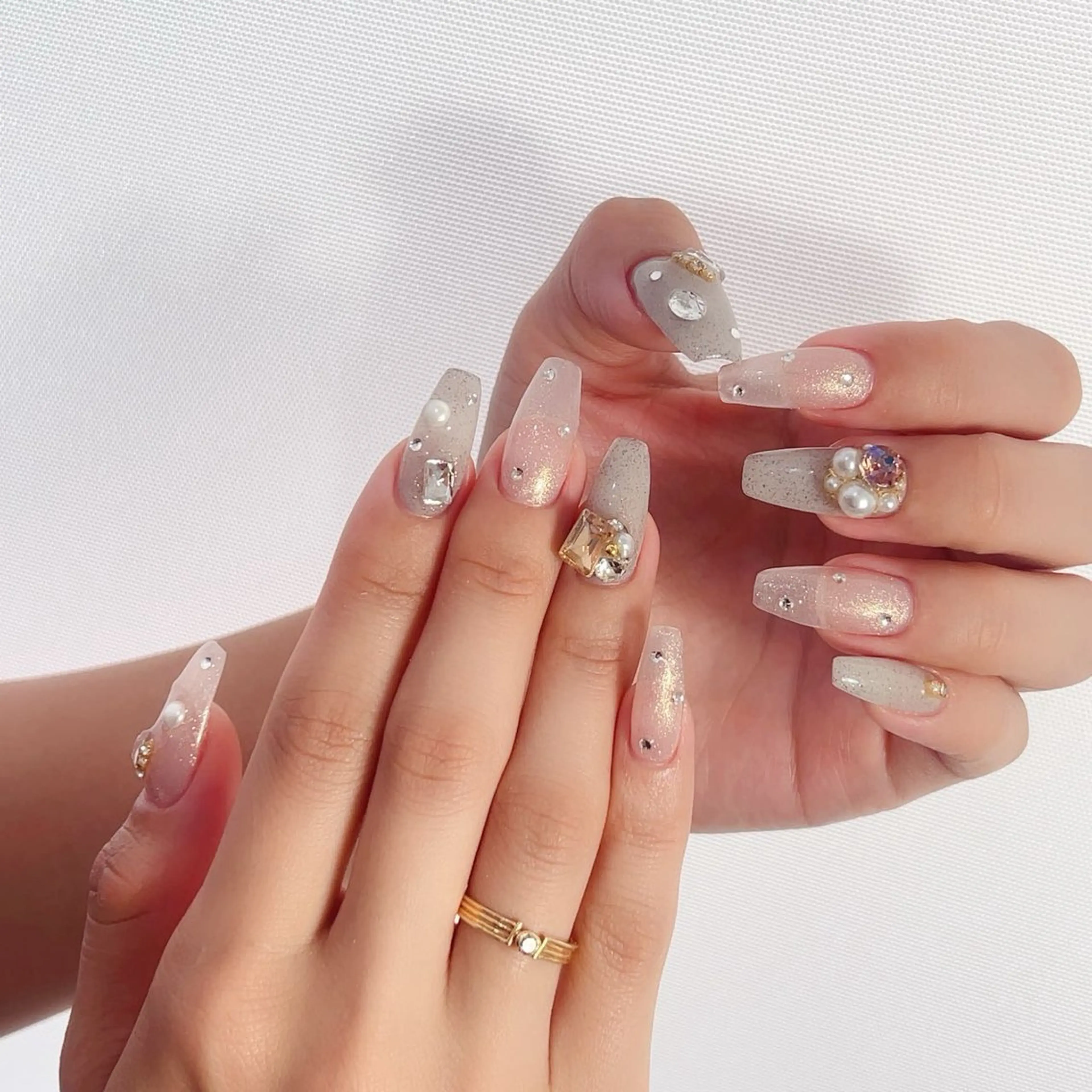 セミロング ハンドネイル めぐみのネイルサロン 惠のネイルデザイン