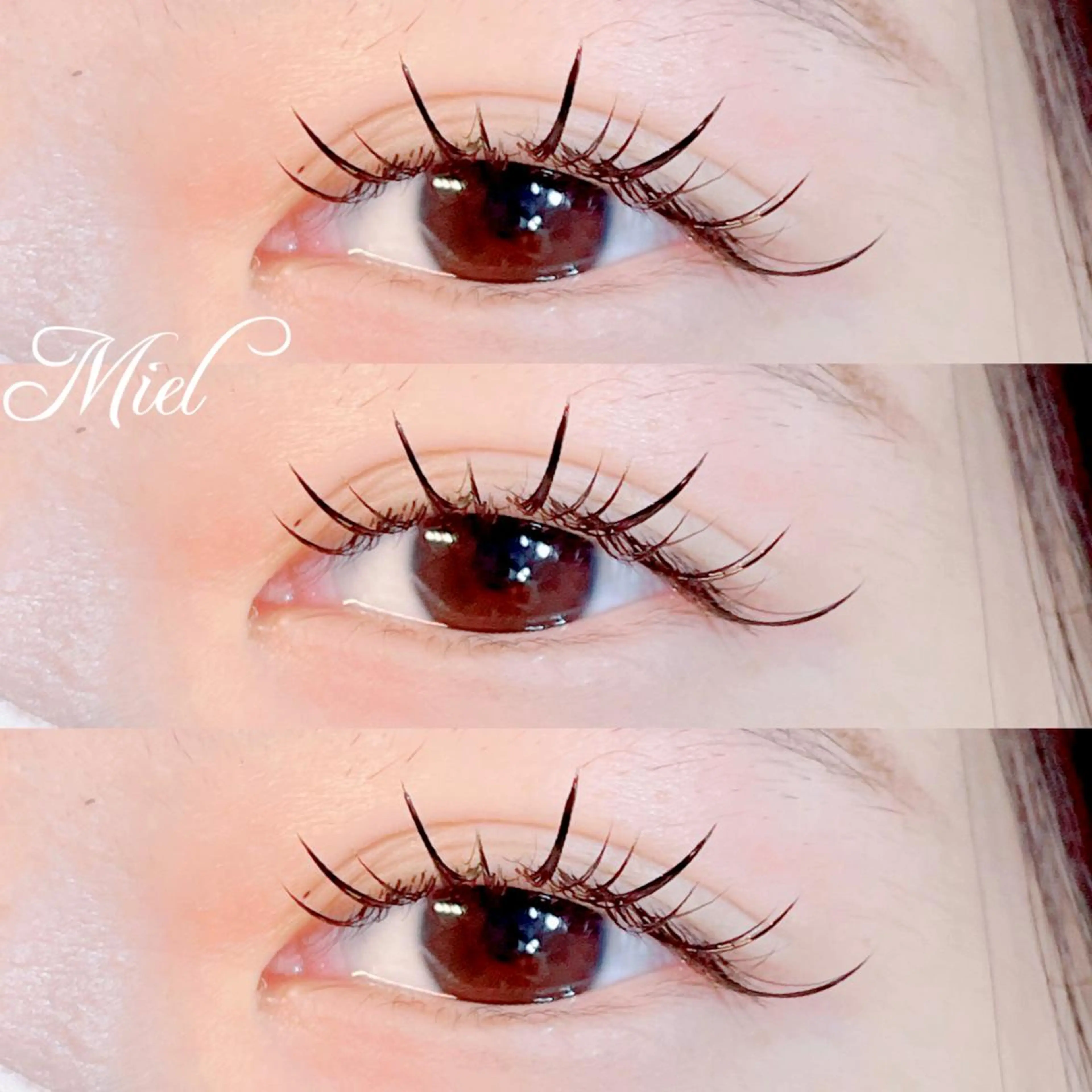 マツエク・マツパ カラーマツエク フラットラッシュ ボリュームラッシュ ワンホンマツエク Mori ✨Mystical✨のマツエク・マツパデザイン