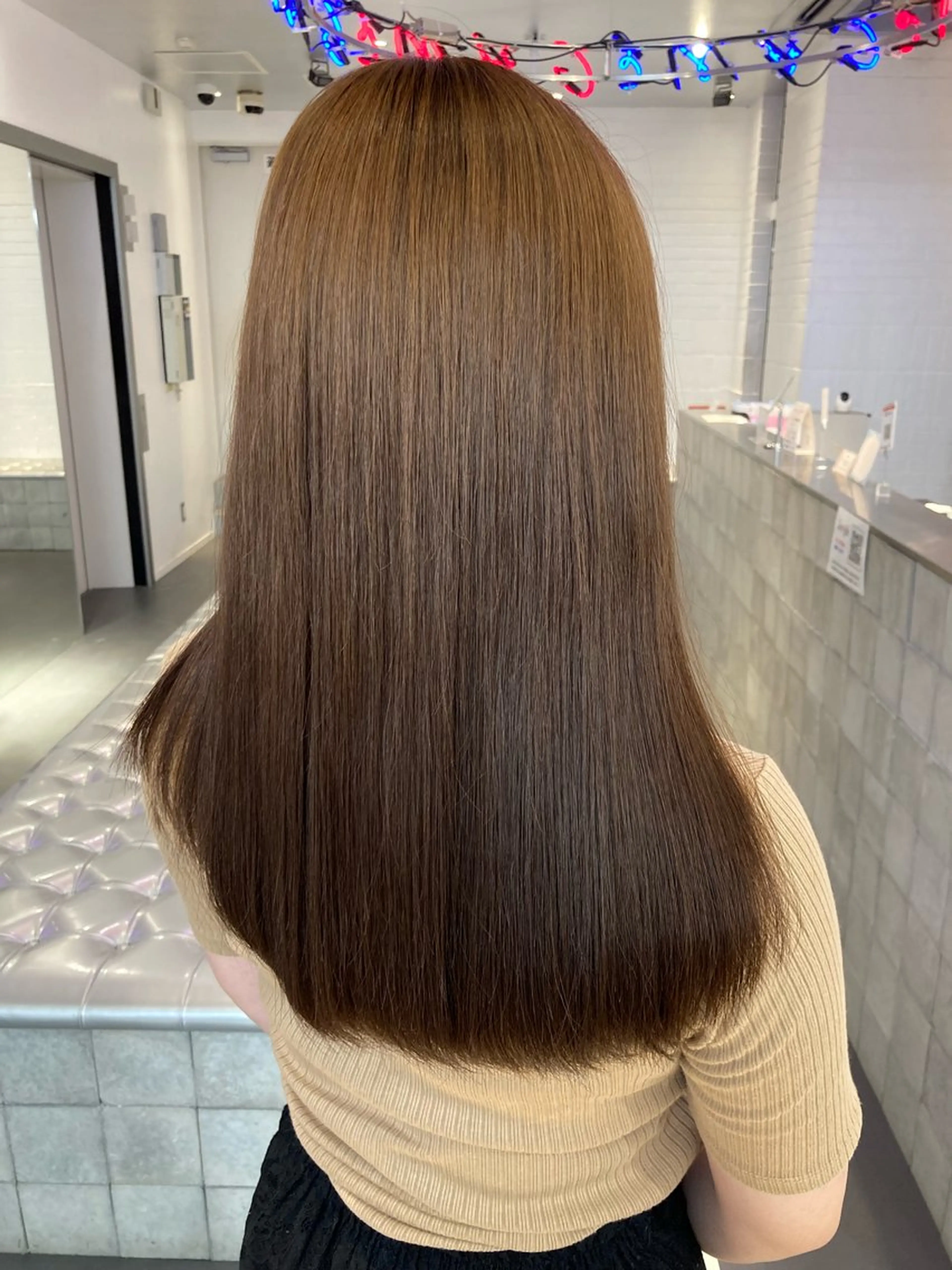 ロング カラー ヘアカラー トリートメント 暖色/ブリーチカラー 希空🪽🤎のヘアスタイル