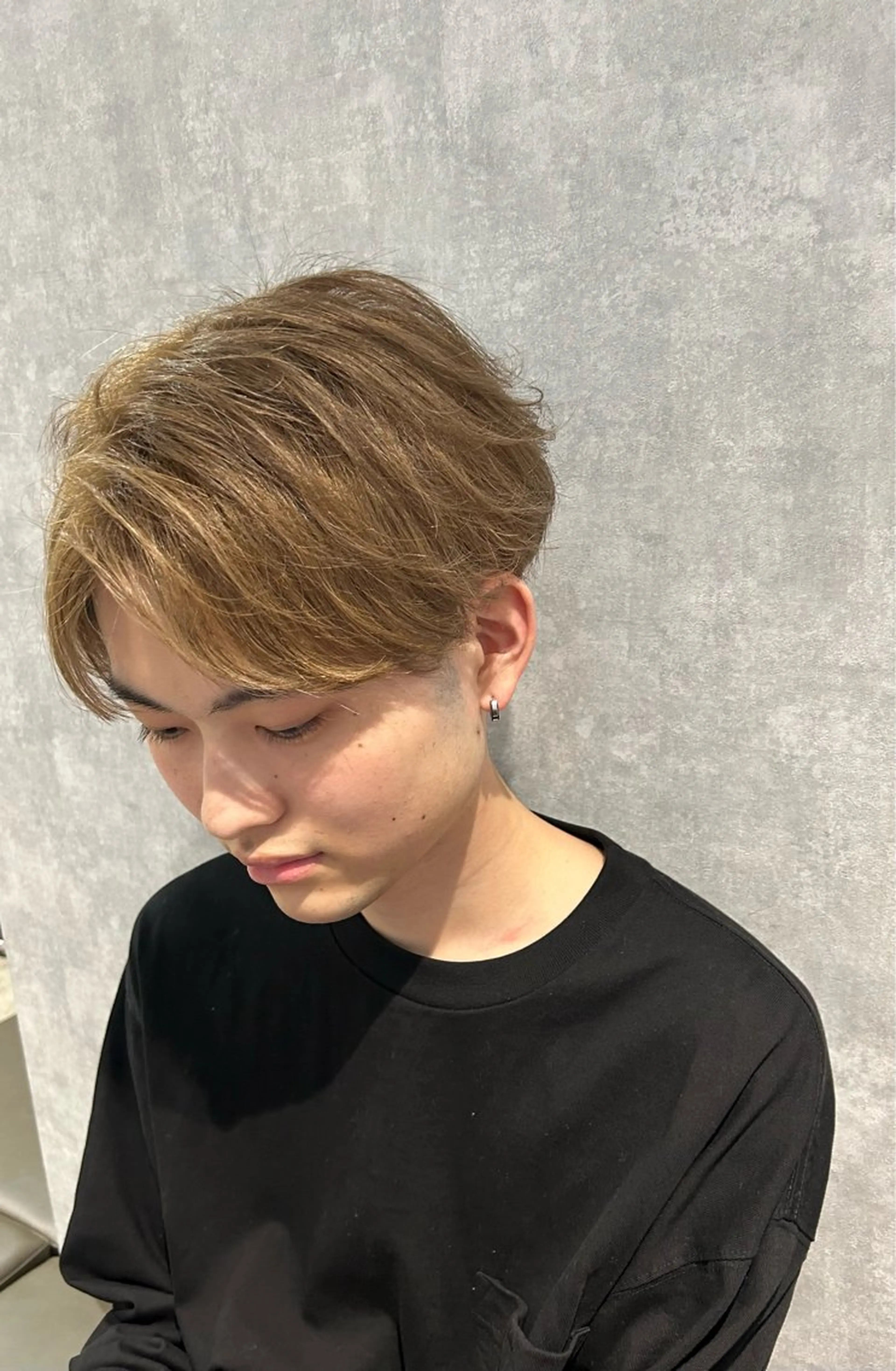 メンズ 最新ケアカラー 髪質改善YUTOのヘアスタイル