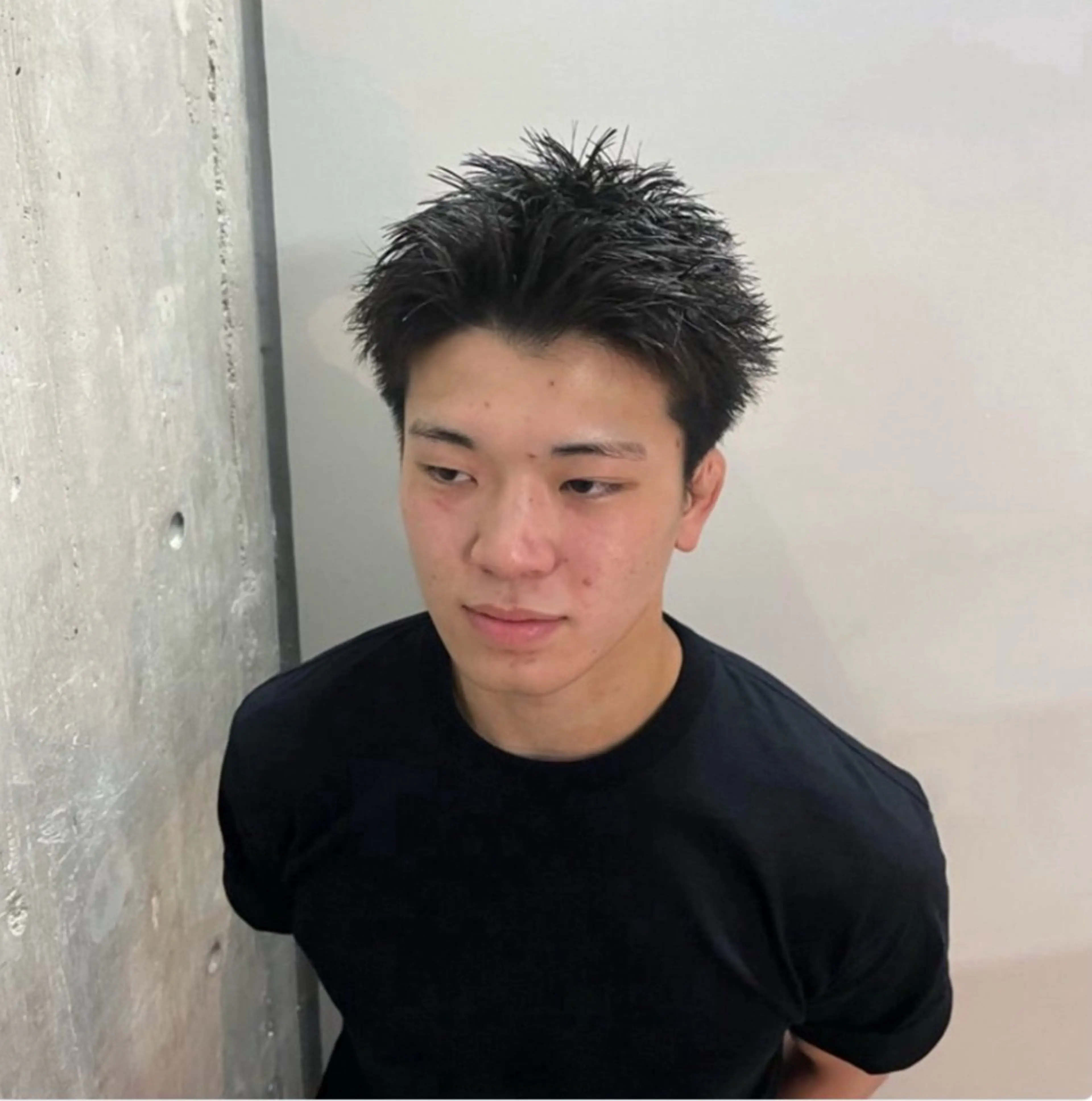 ショート カラー パーマ メンズ スパイキーショート ショートヘア カット パーマ 🔥メンズ 特化🔥菊水皐暉🔥のヘアスタイル