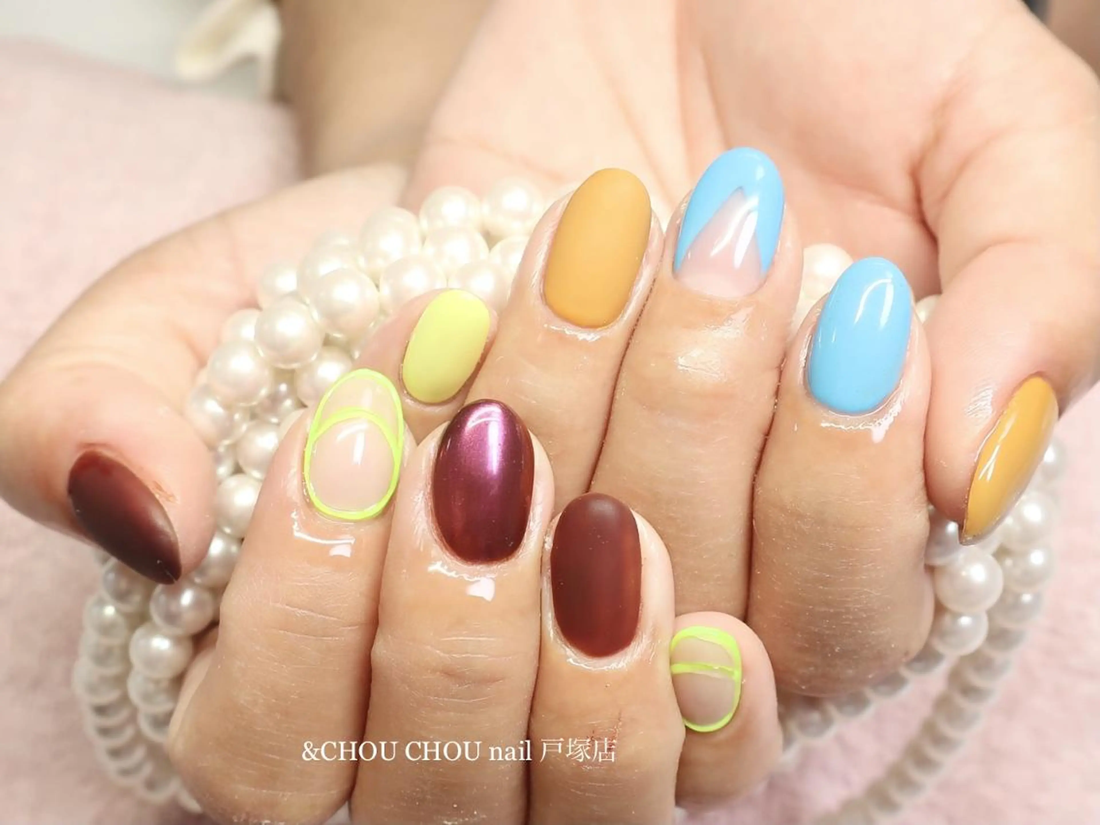 ネイル ハンドネイル つきかわ ともみのネイルデザイン