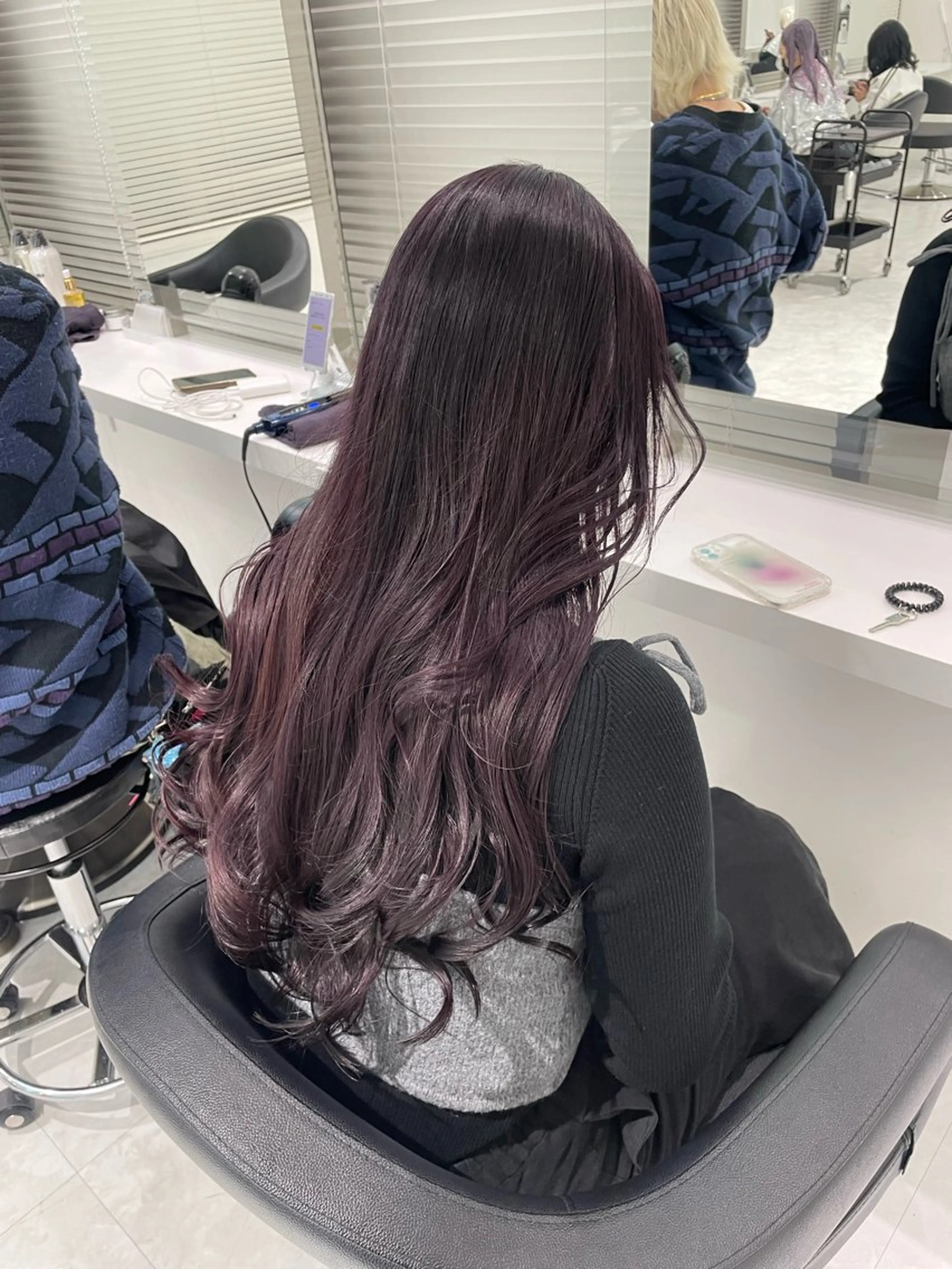 カラー ブリーチ ケアカラー 🤍透明感ブラウン himi🤍のヘアスタイル