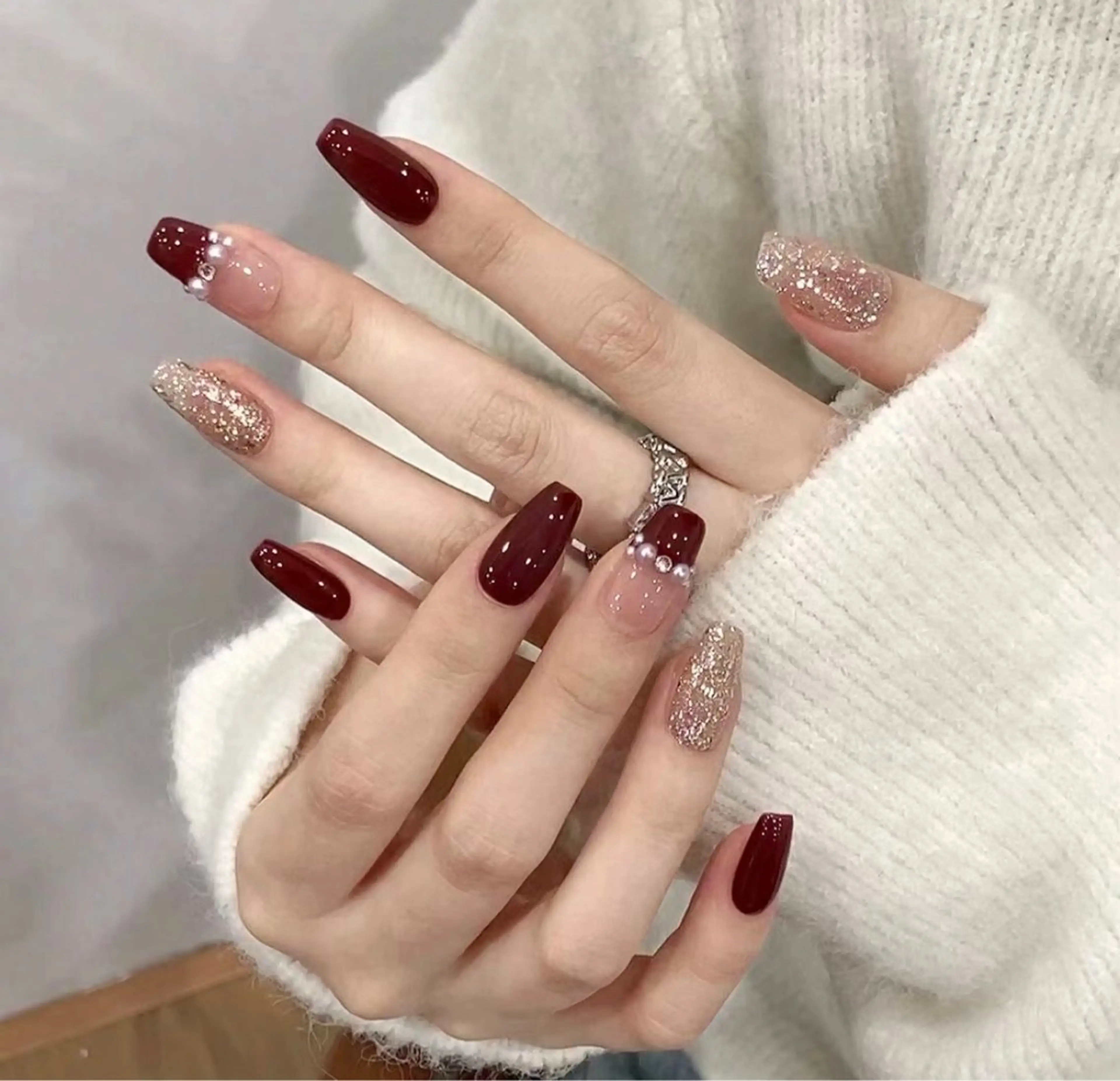 ネイル ハンドネイル ハンドケア 🍑 momo_nailのネイルデザイン